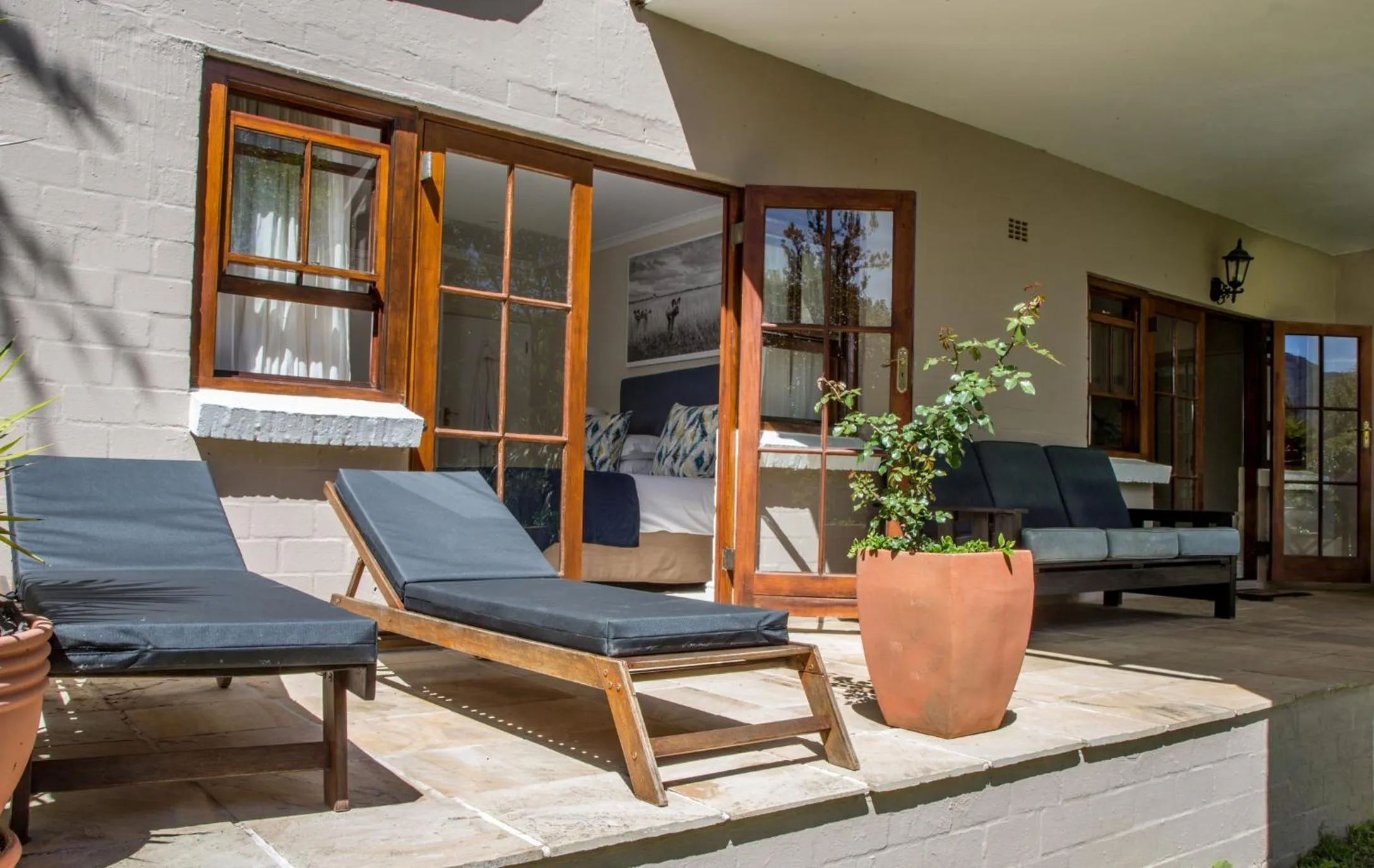 Patio in Summit Place Guesthouse