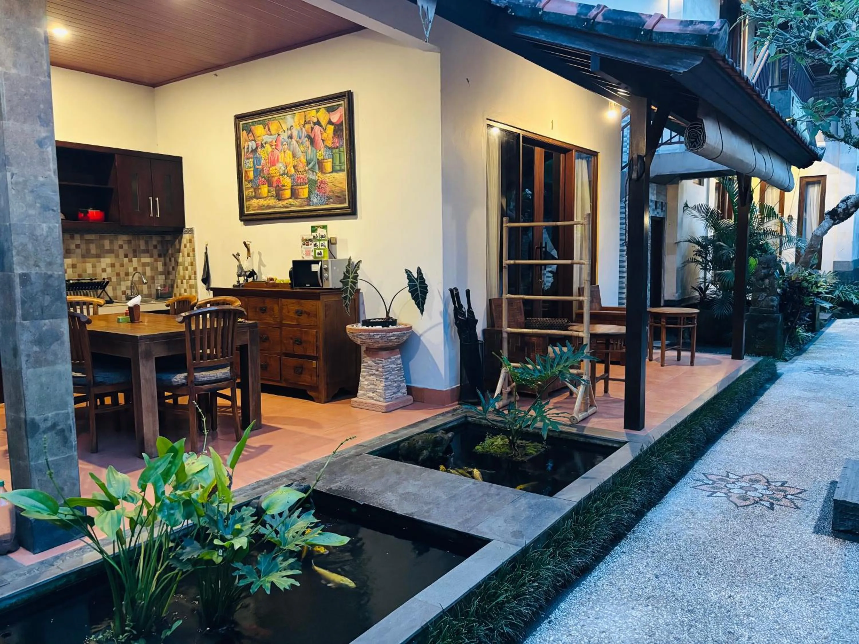 Patio in Uma Padi Villa