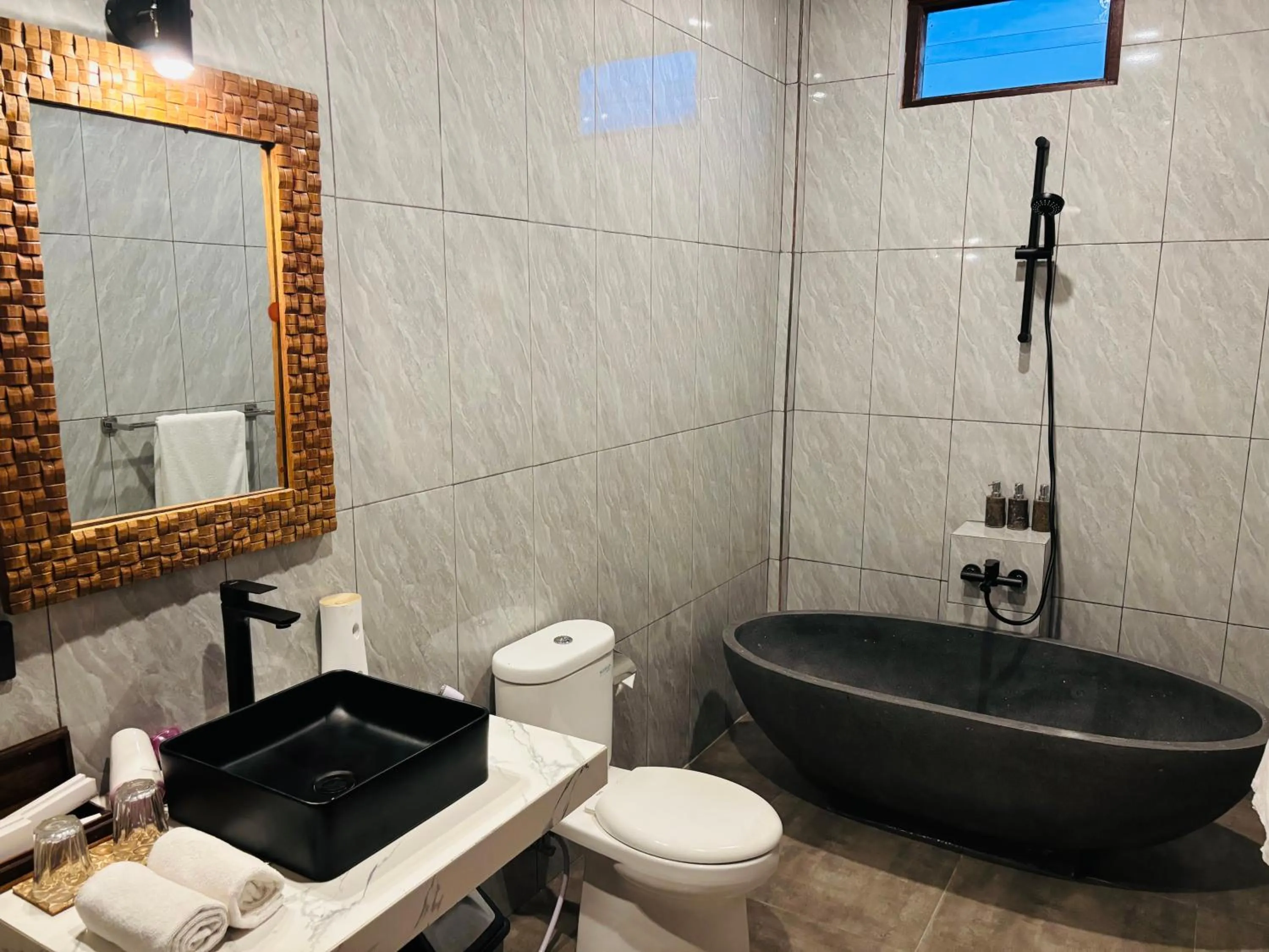 Shower in Uma Padi Villa