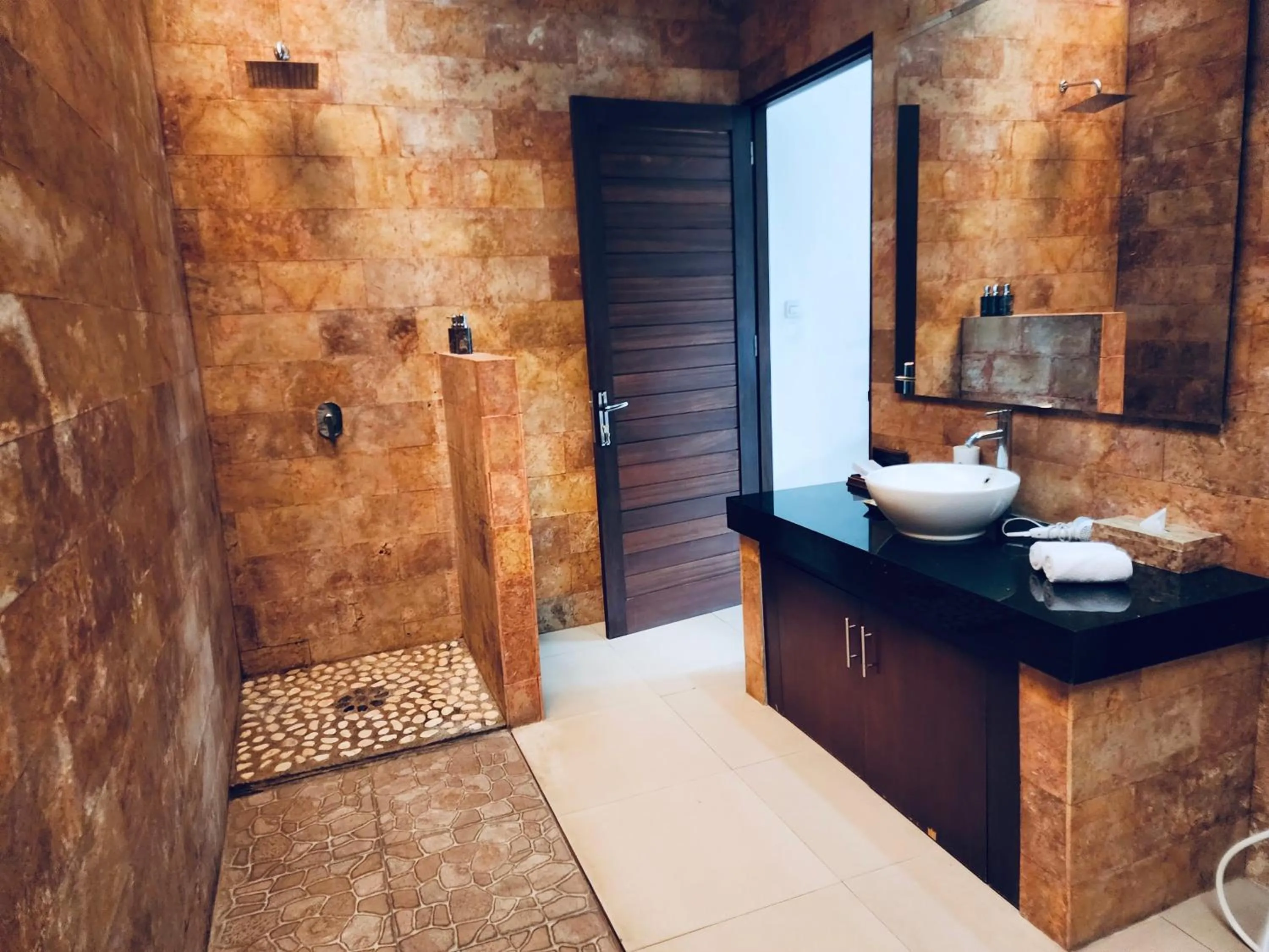 Shower in Uma Padi Villa