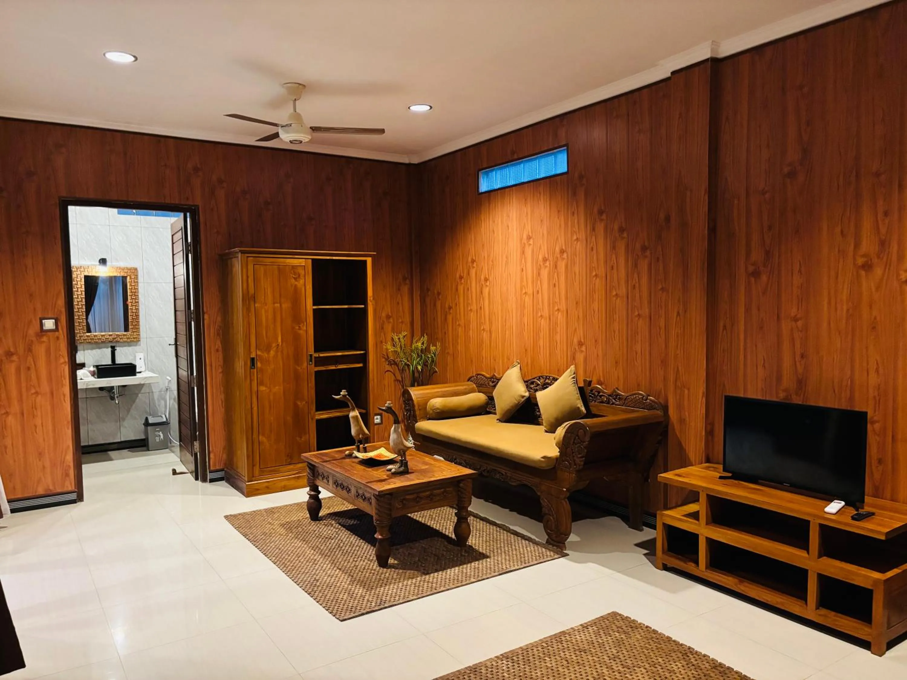 Living room in Uma Padi Villa