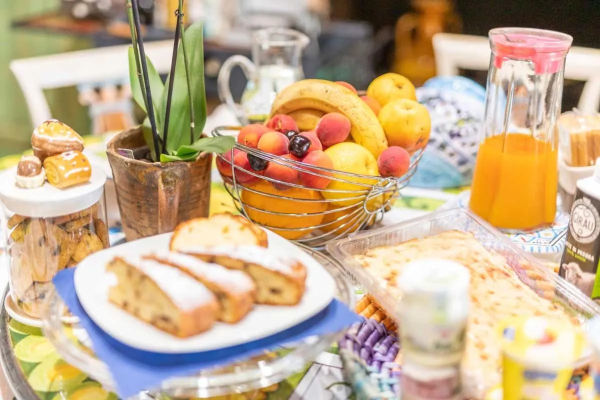 Breakfast in Villa Flumini