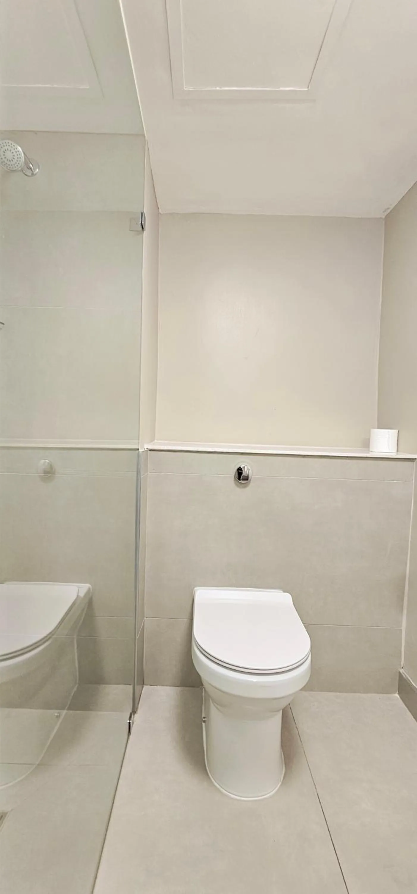 Toilet in Albany Hotel