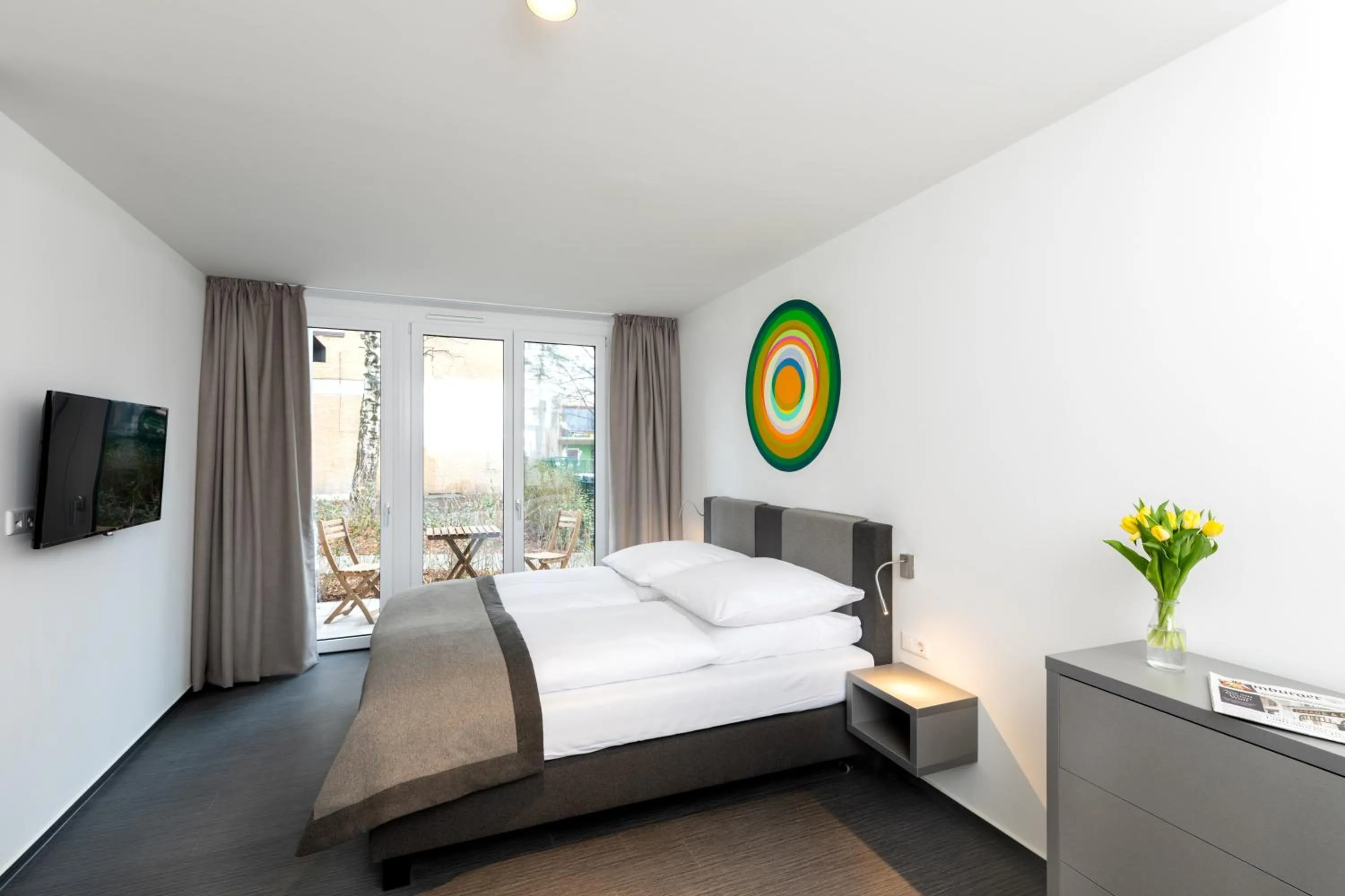 Photo of the whole room, Bed in Boardinghouse St.Pauli