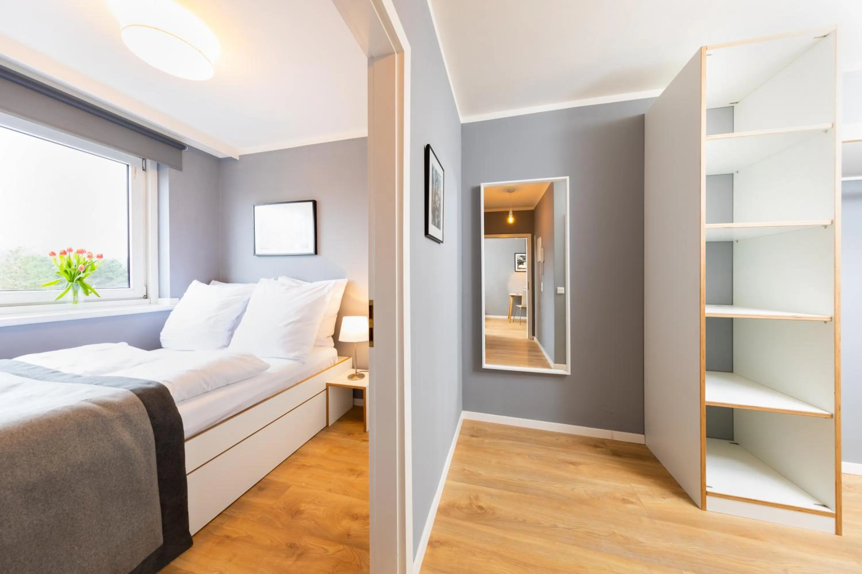 Photo of the whole room, Bed in Boardinghouse St.Pauli