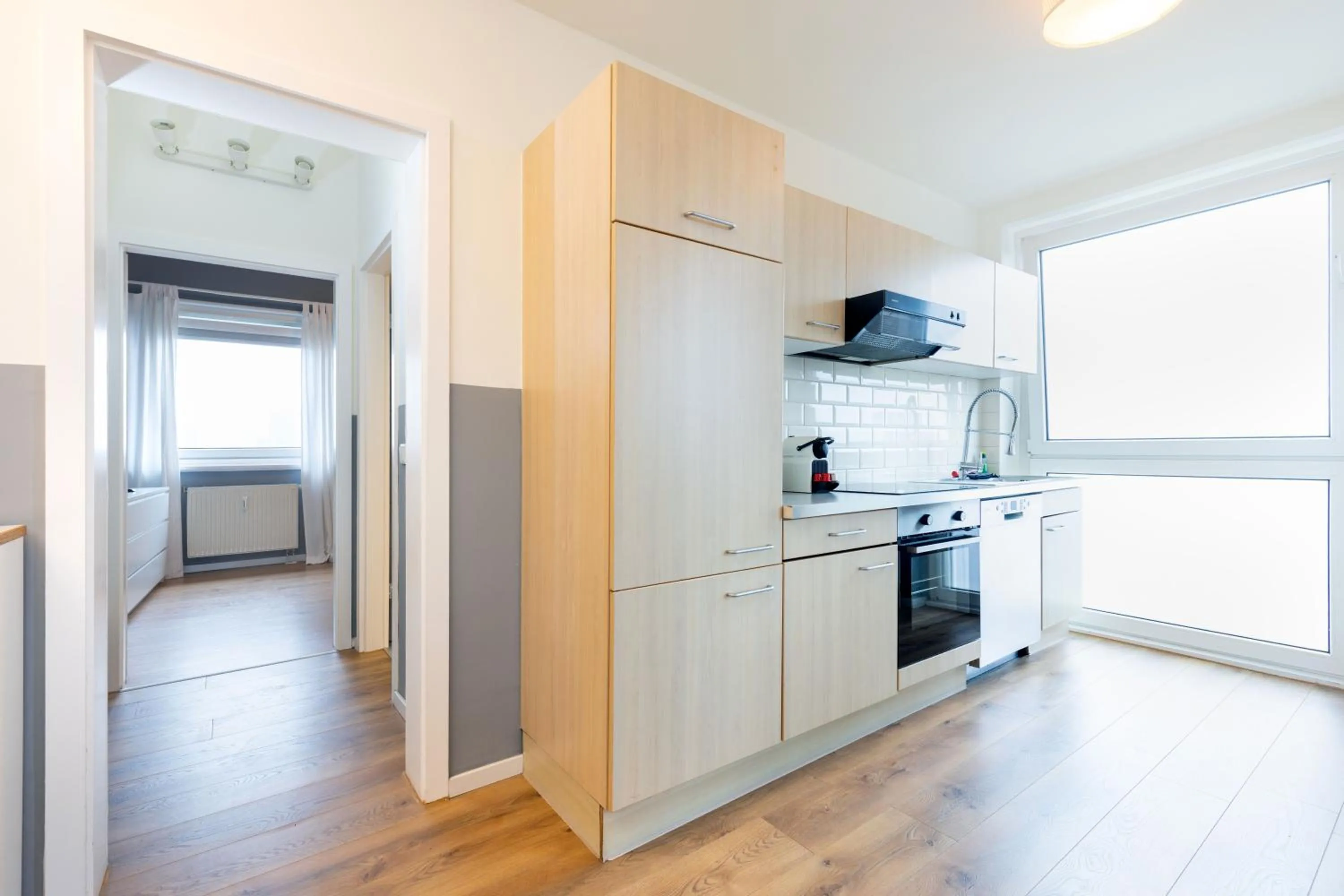 Kitchen or kitchenette in Boardinghouse St.Pauli