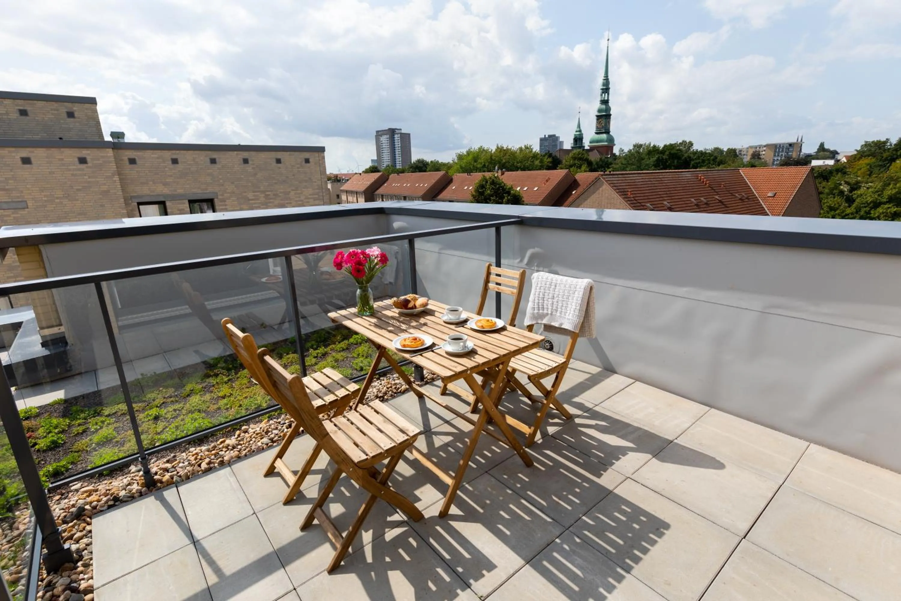 Balcony/Terrace in Boardinghouse St.Pauli