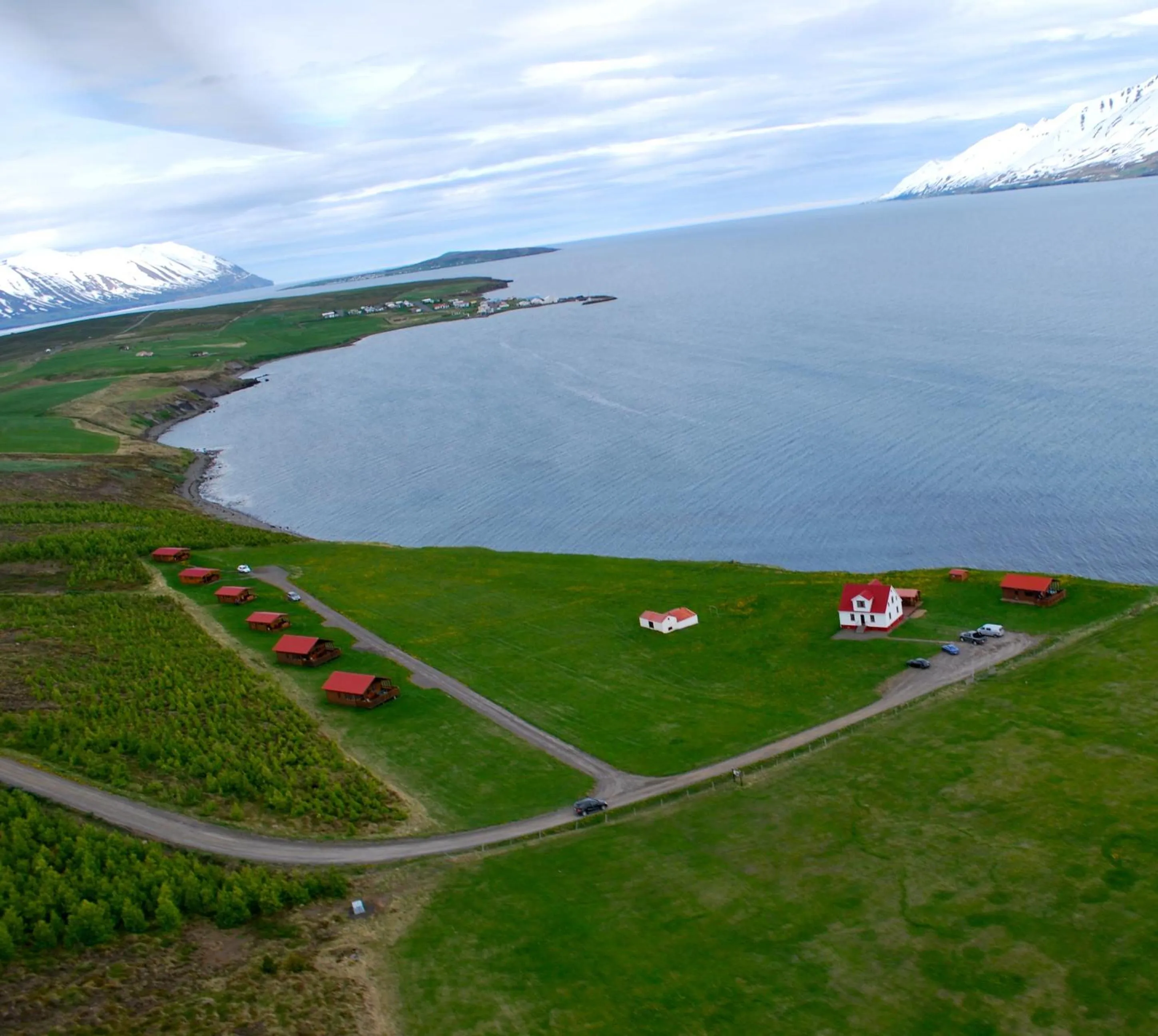 Bird's eye view in Ytri Vík