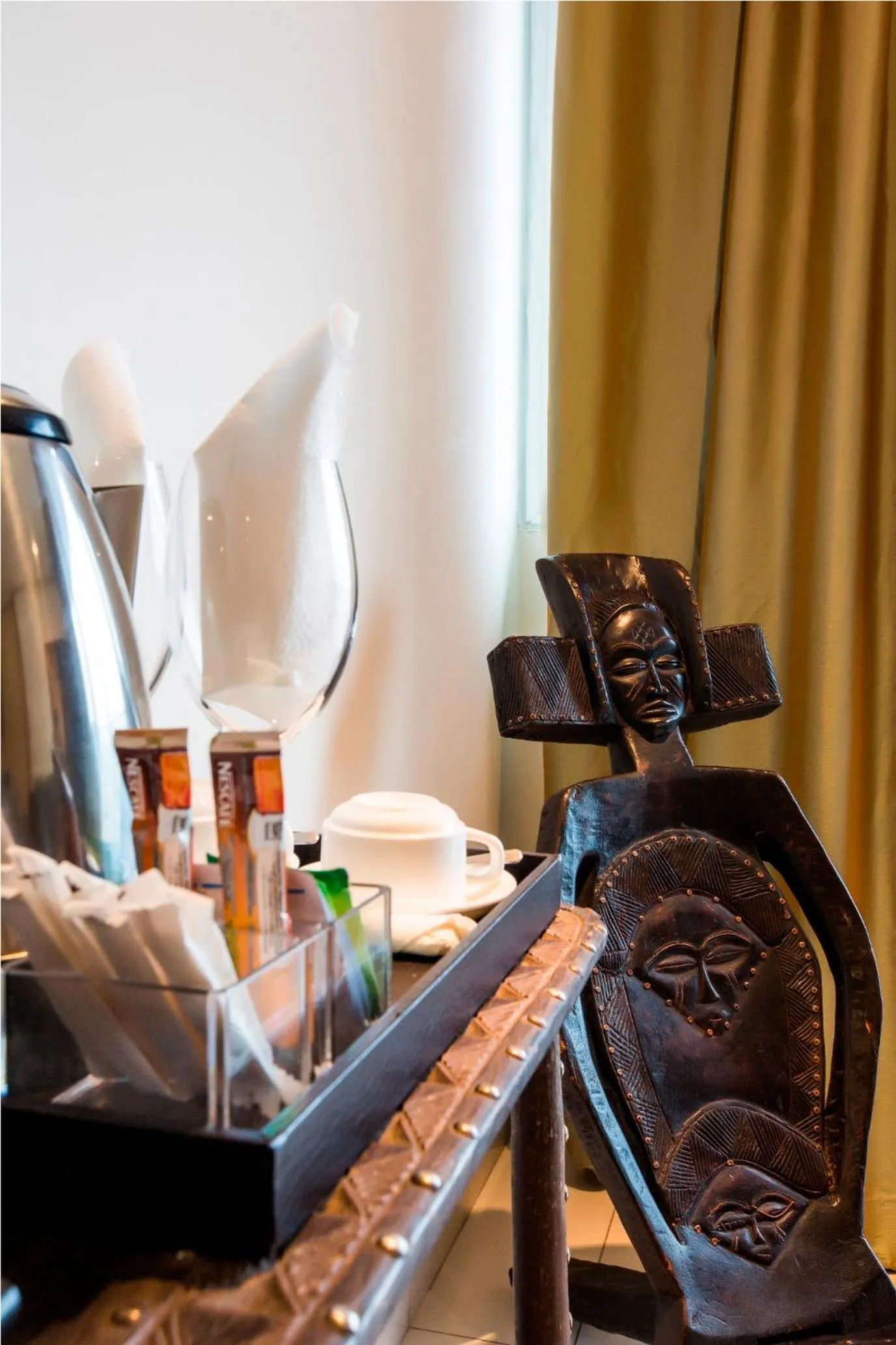 Coffee/tea facilities, Bed in Mikhael's Hotel