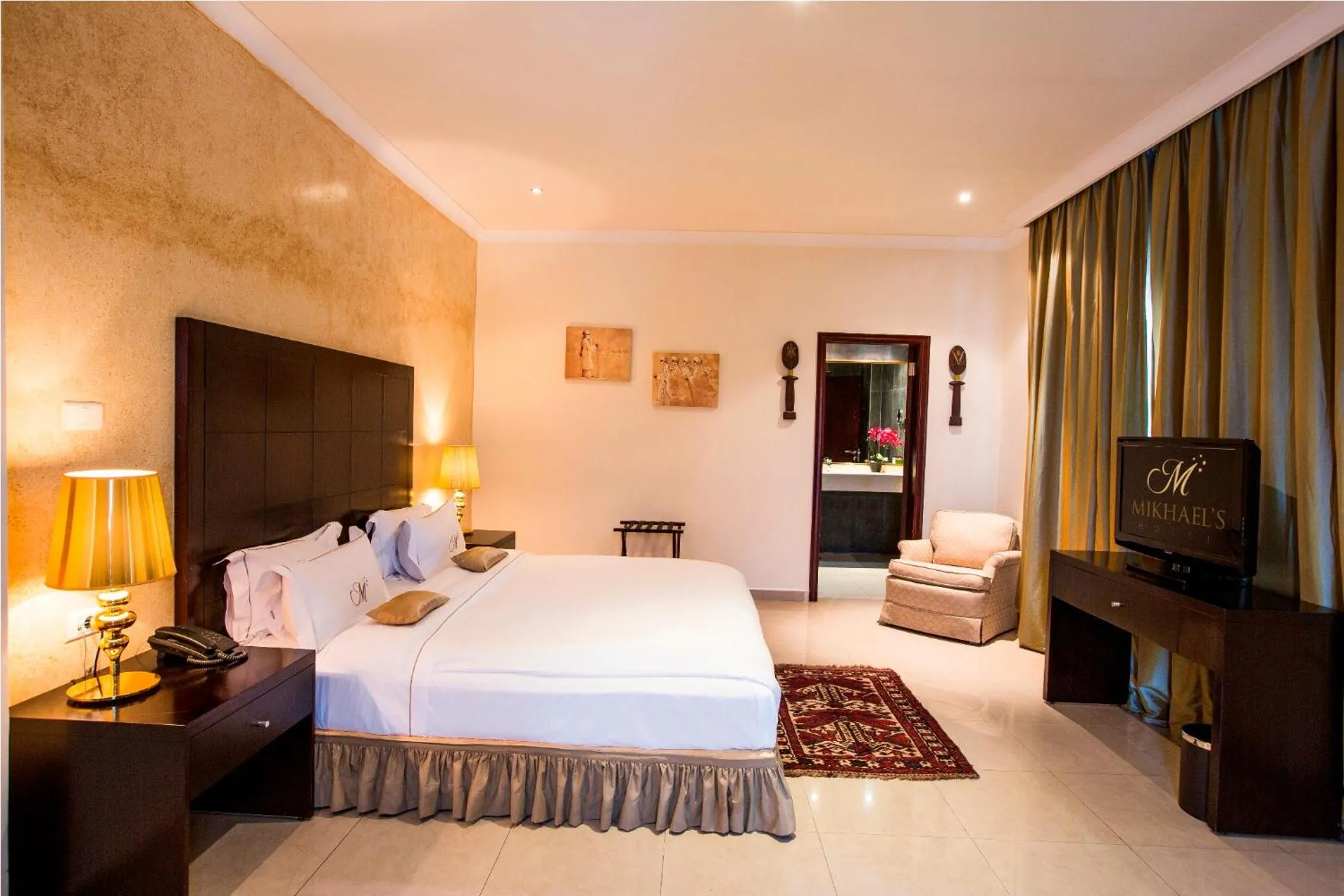 Bedroom, Bed in Mikhael's Hotel