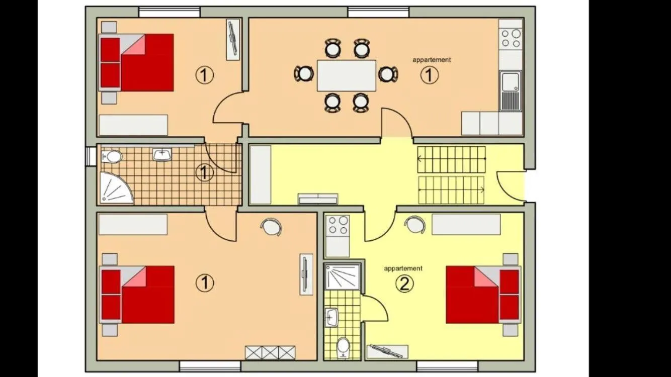 Apartment with Shower - single occupancy in Appartements-Steinkirchner