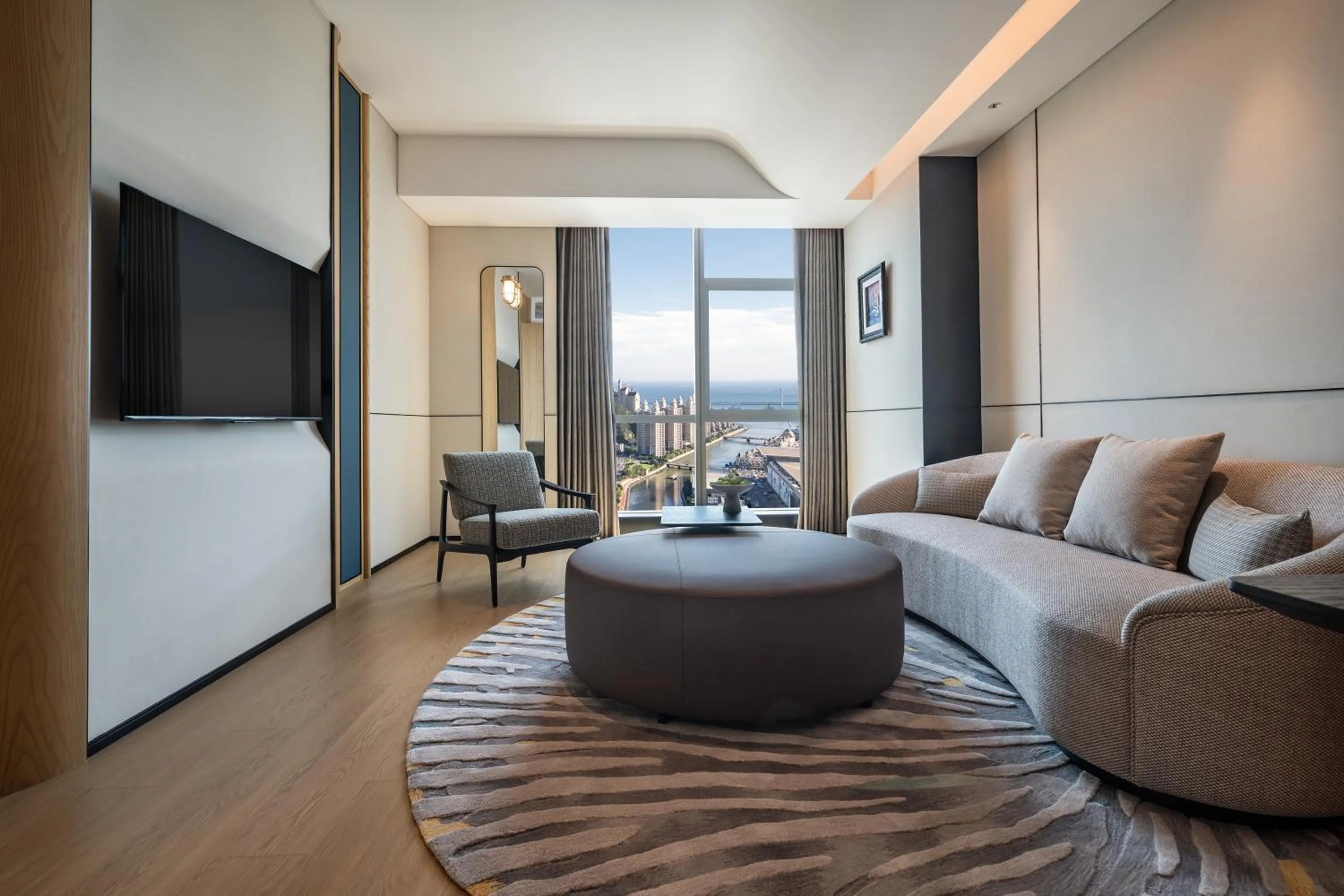 Living room in Pan Pacific Hotel, Dalian