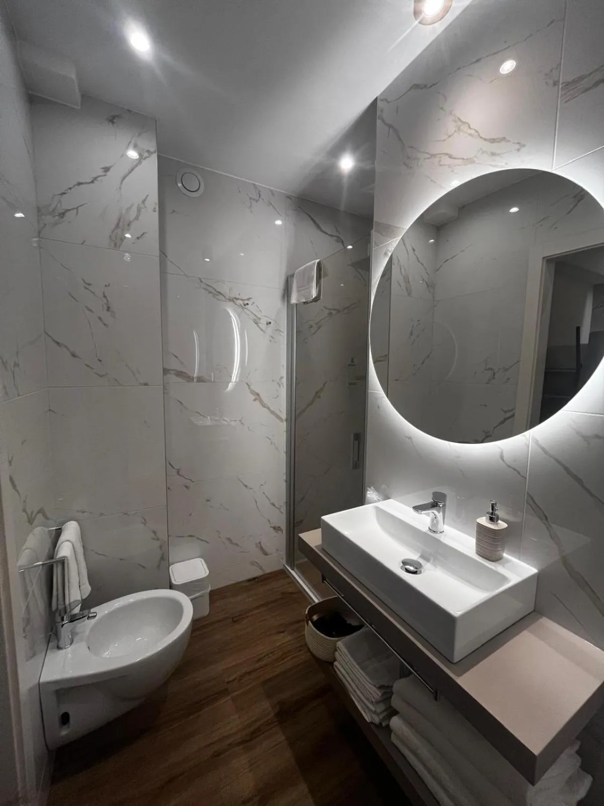Shower in Hotel La Rocca
