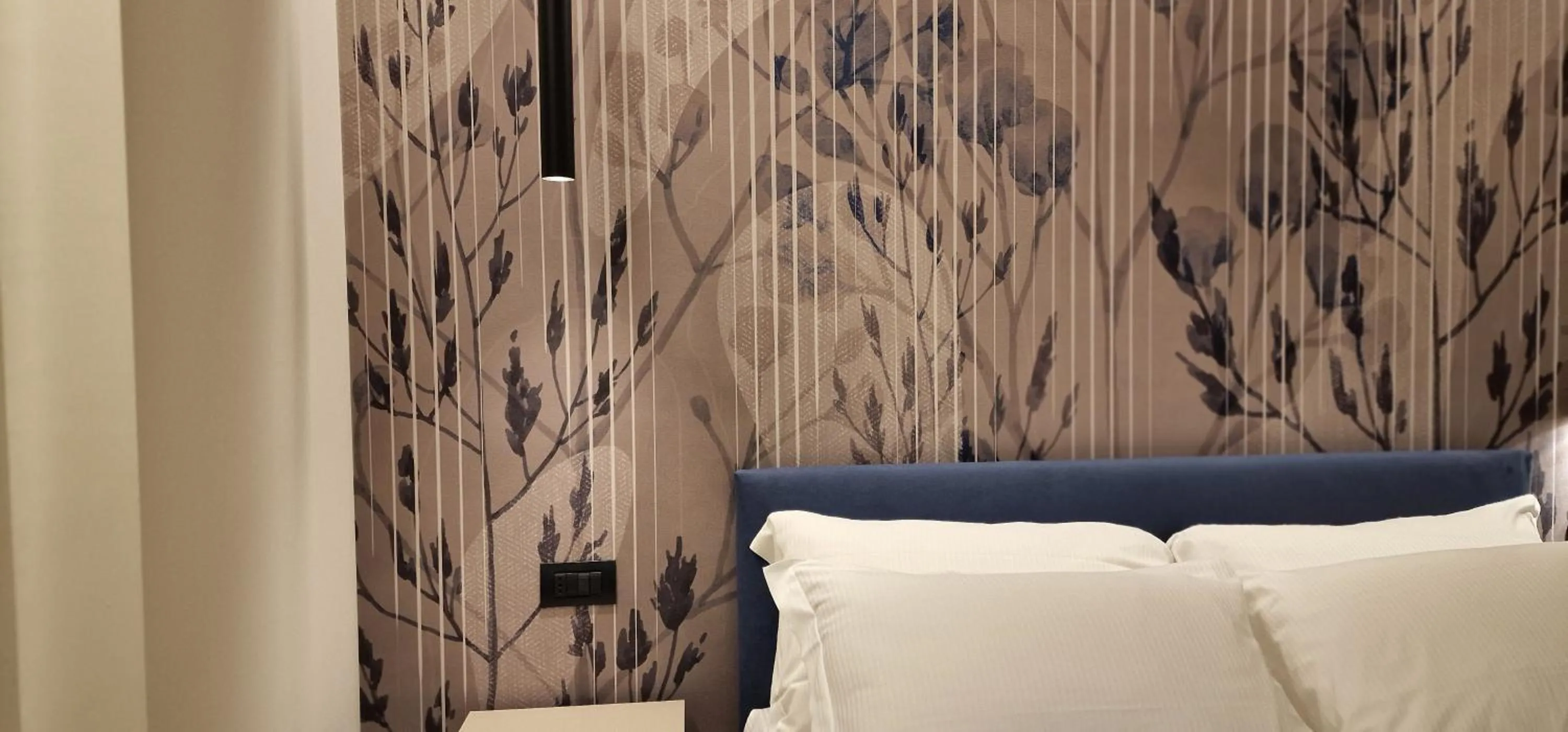 Decorative detail, Bed in Hotel La Rocca
