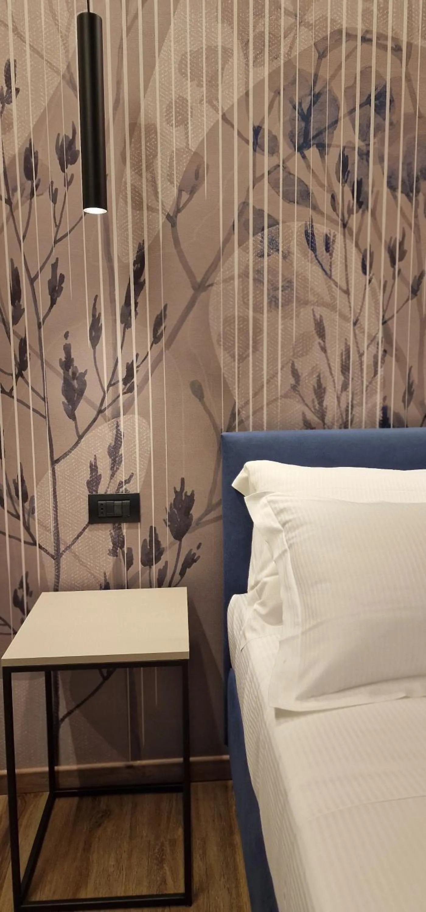Decorative detail, Bed in Hotel La Rocca