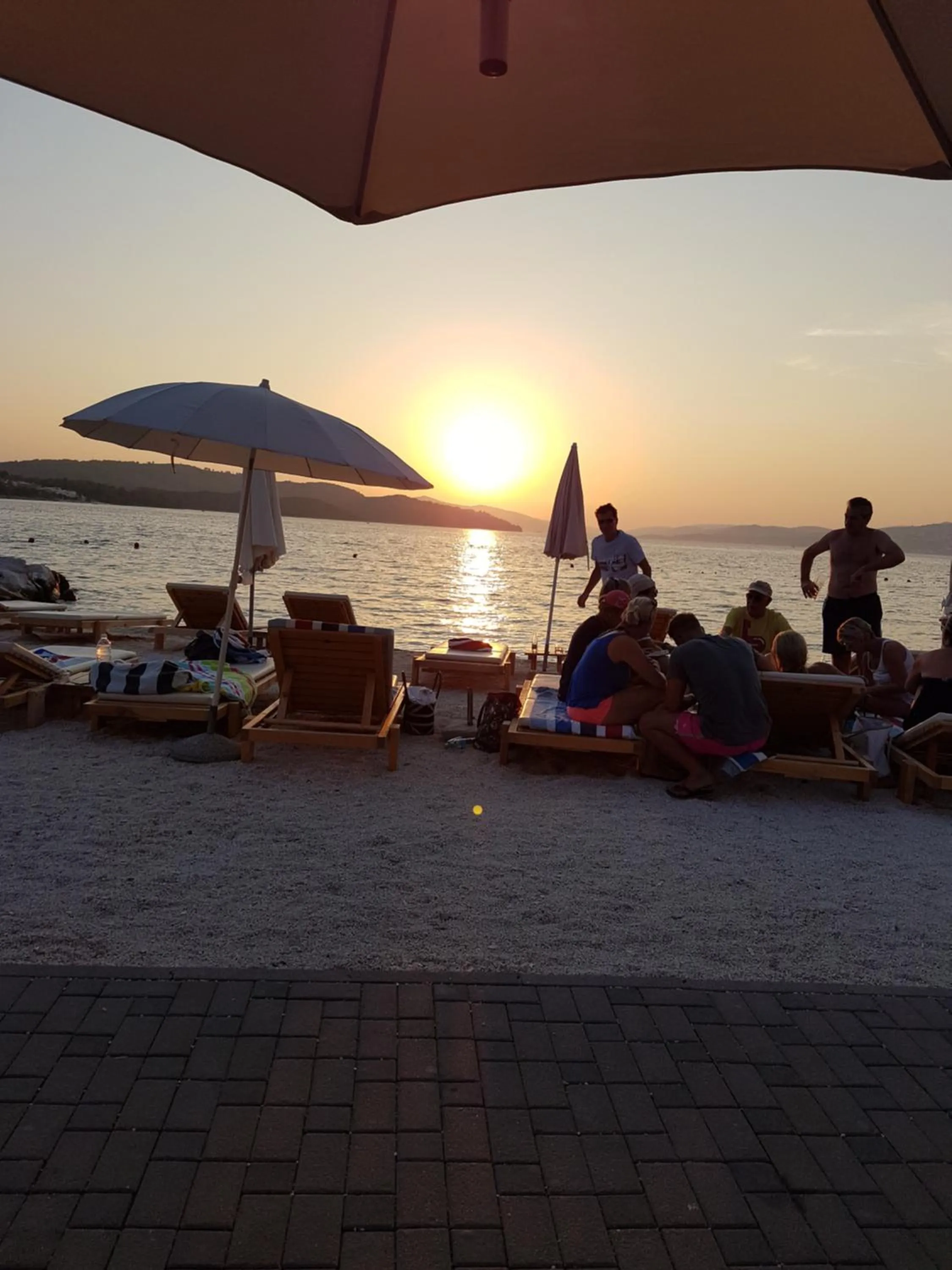 Beach in Apartments Silva with a view of sea
