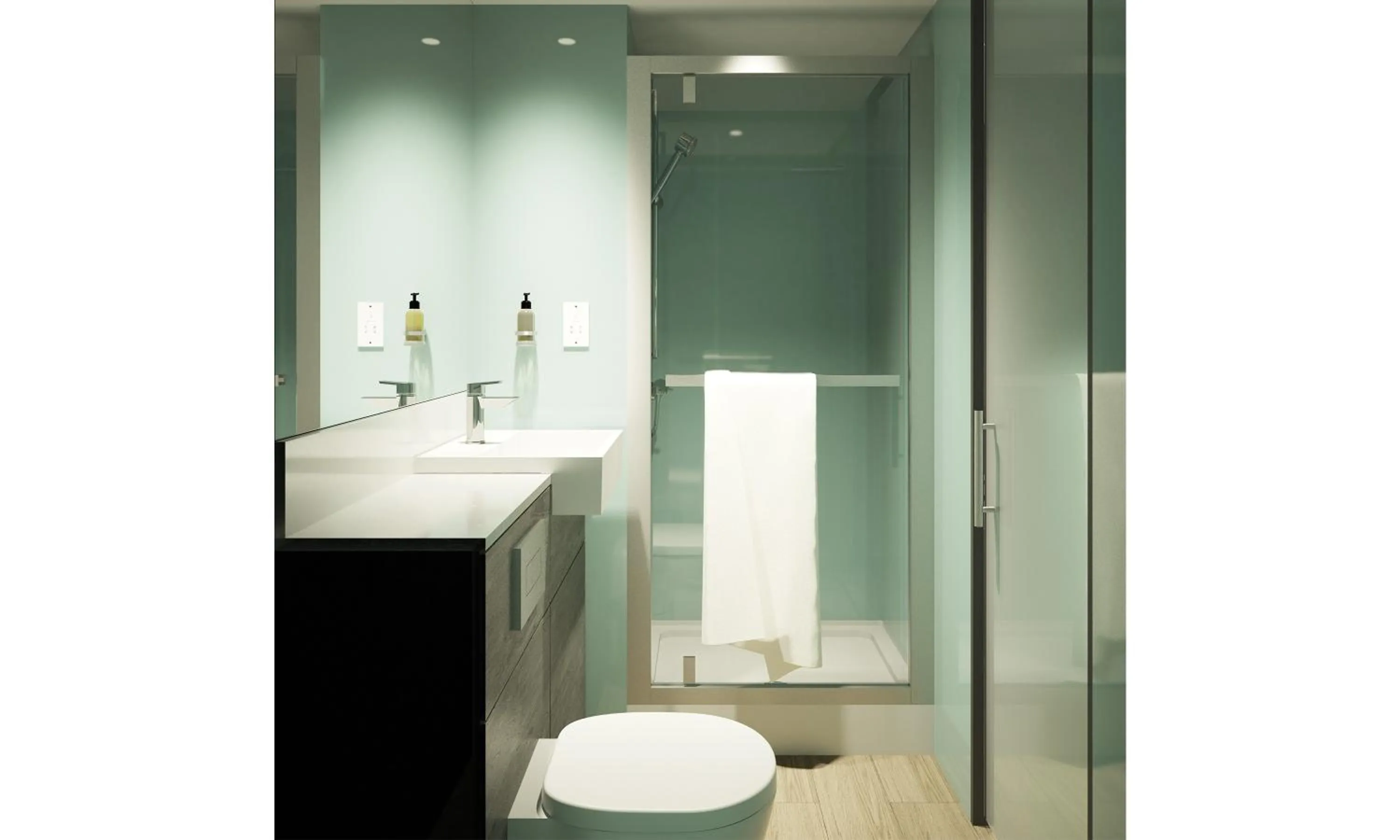 Bathroom in easyHotel London City Shoreditch