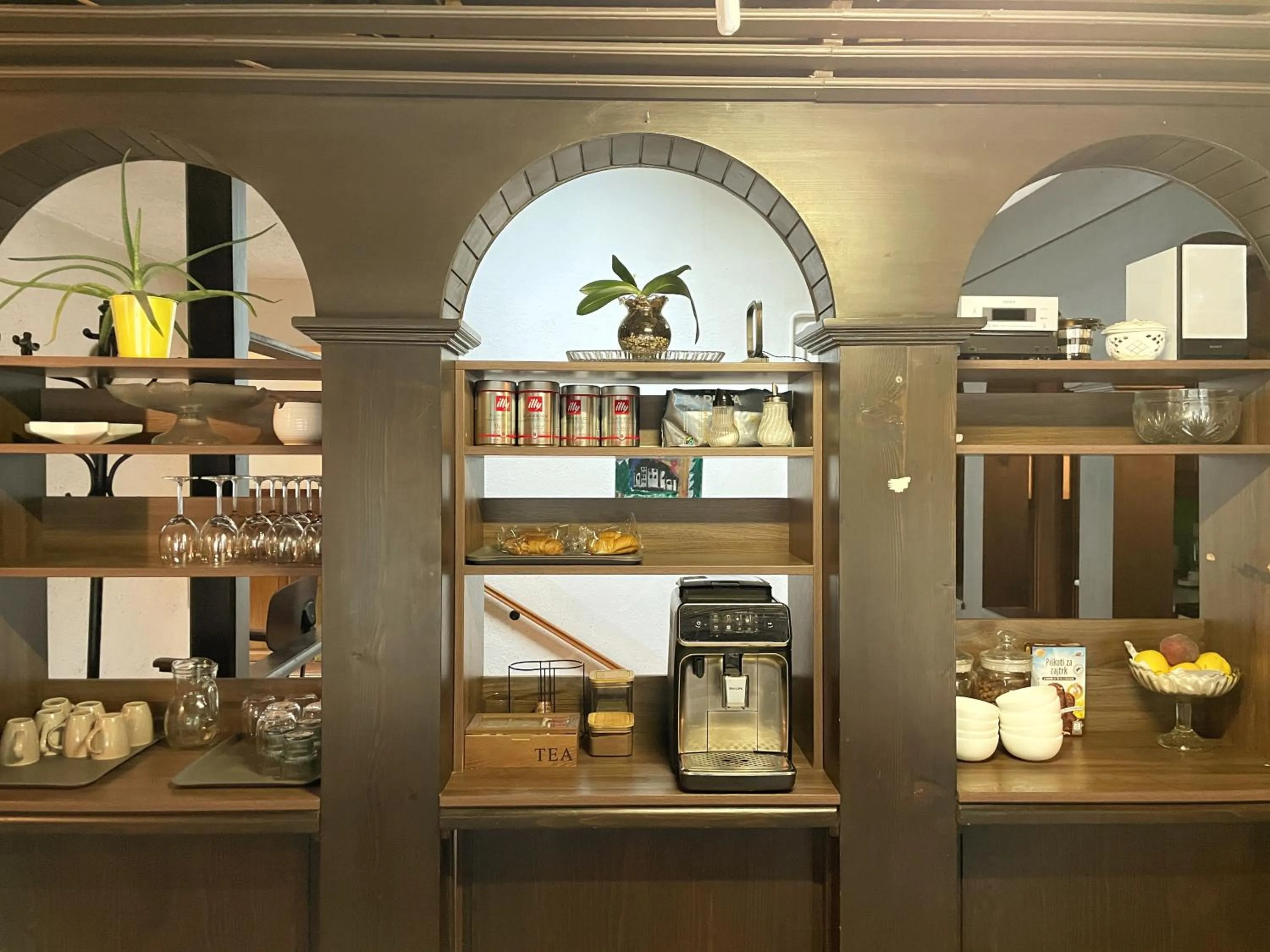 Coffee/tea facilities in Motel Reich