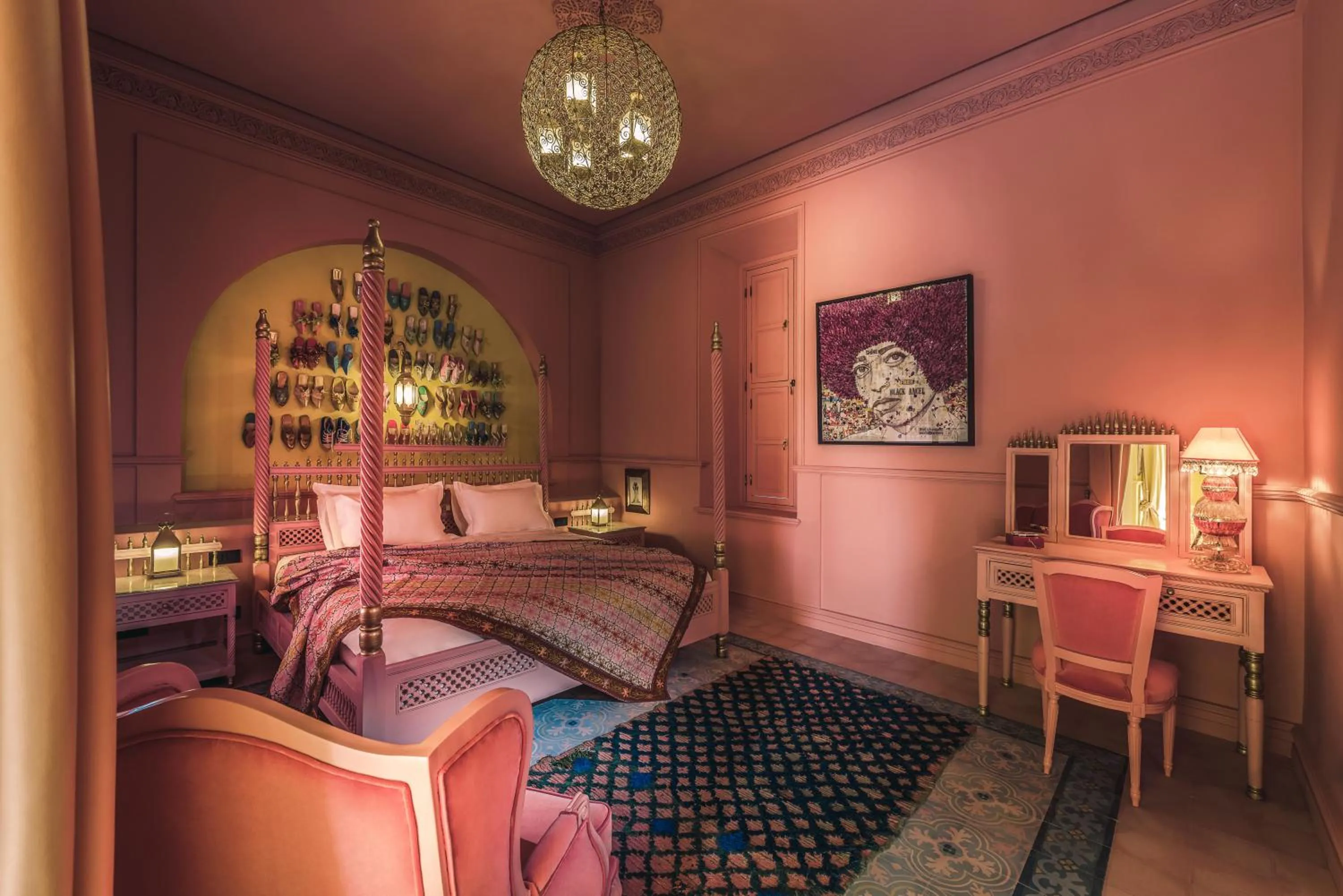 Bed in The Source Hotel Music & Spa