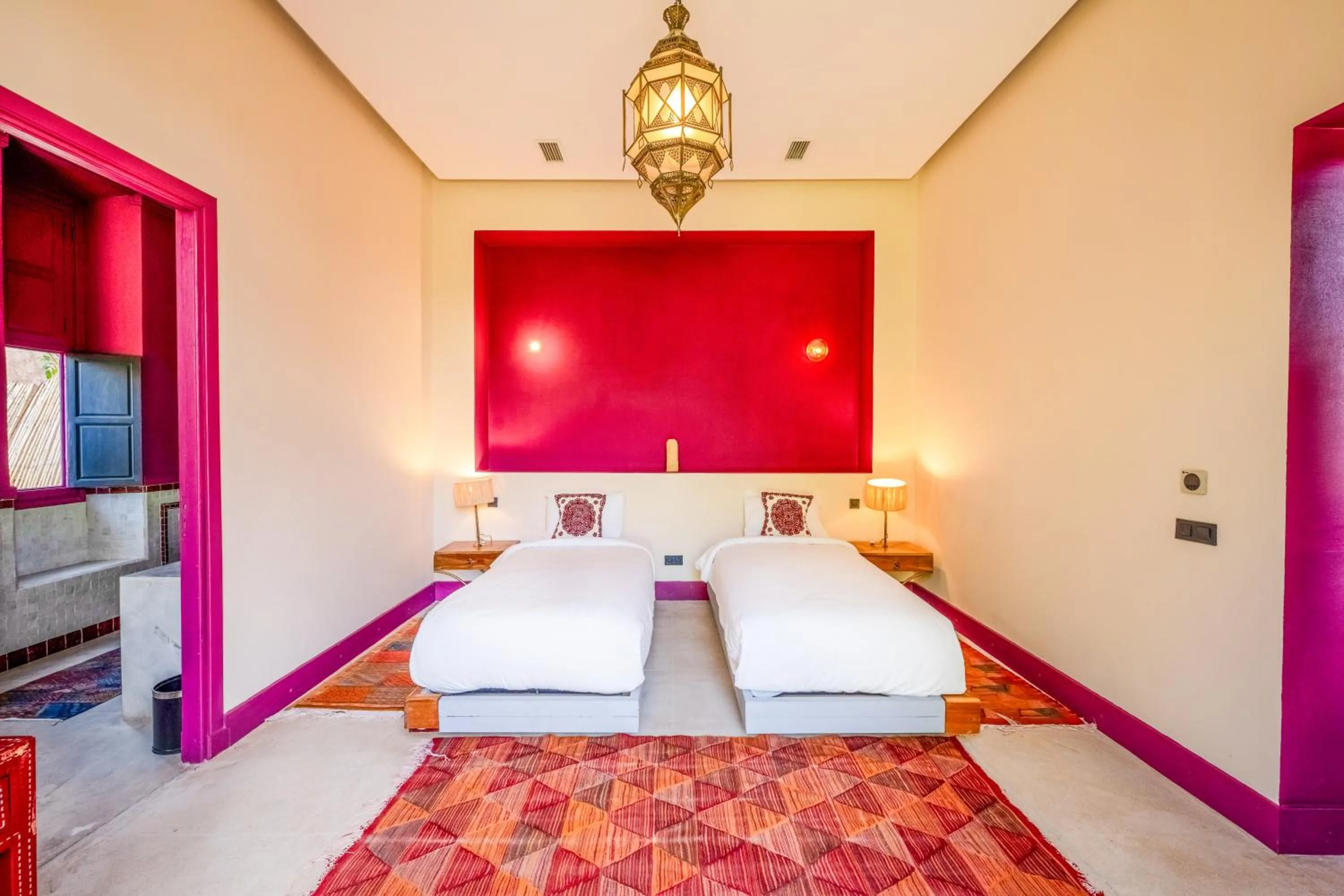 Bed in The Source Hotel Music & Spa