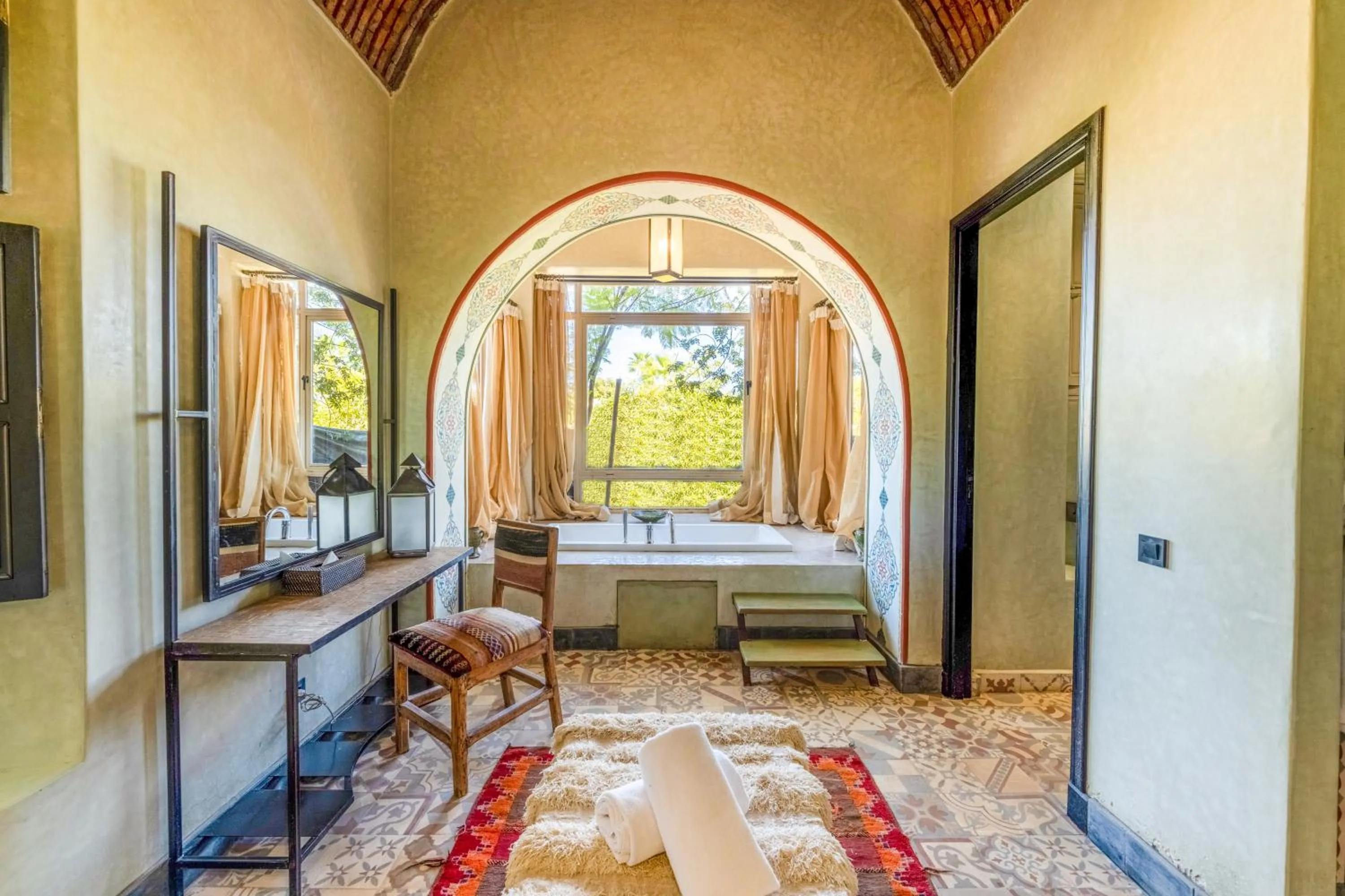 Bathroom, Bed in The Source Hotel Music & Spa
