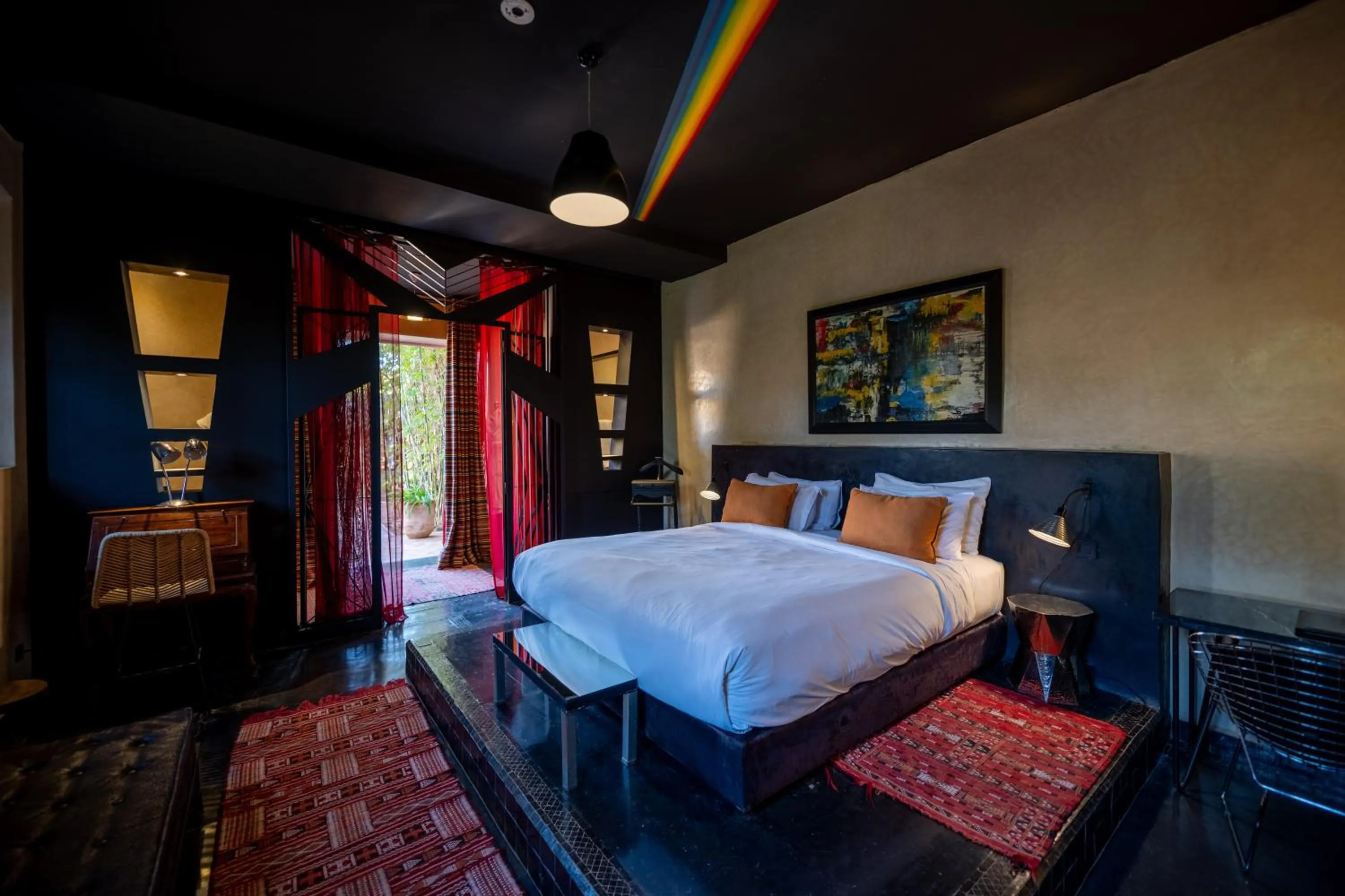 Bed in The Source Hotel Music & Spa