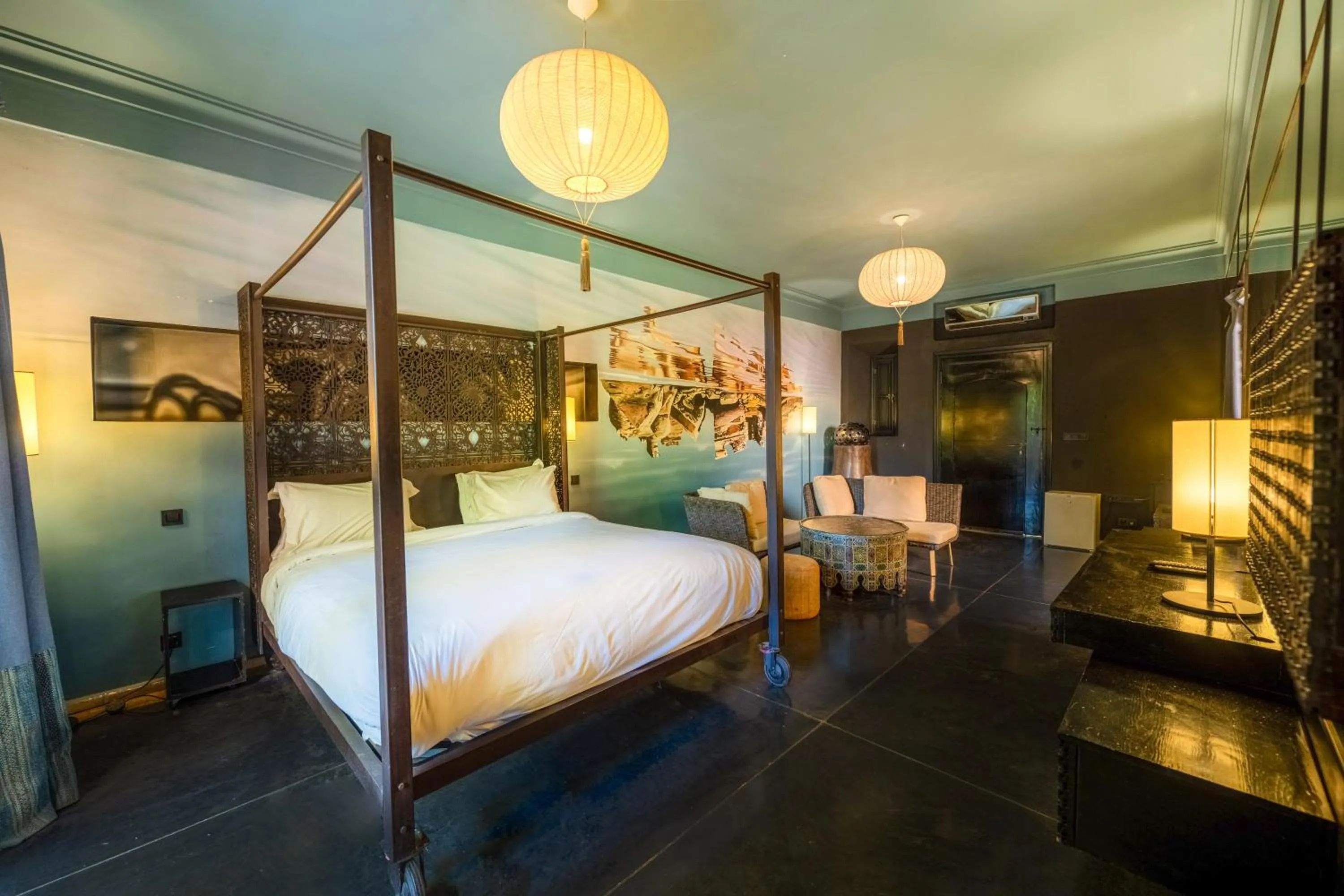 Bed in The Source Hotel Music & Spa