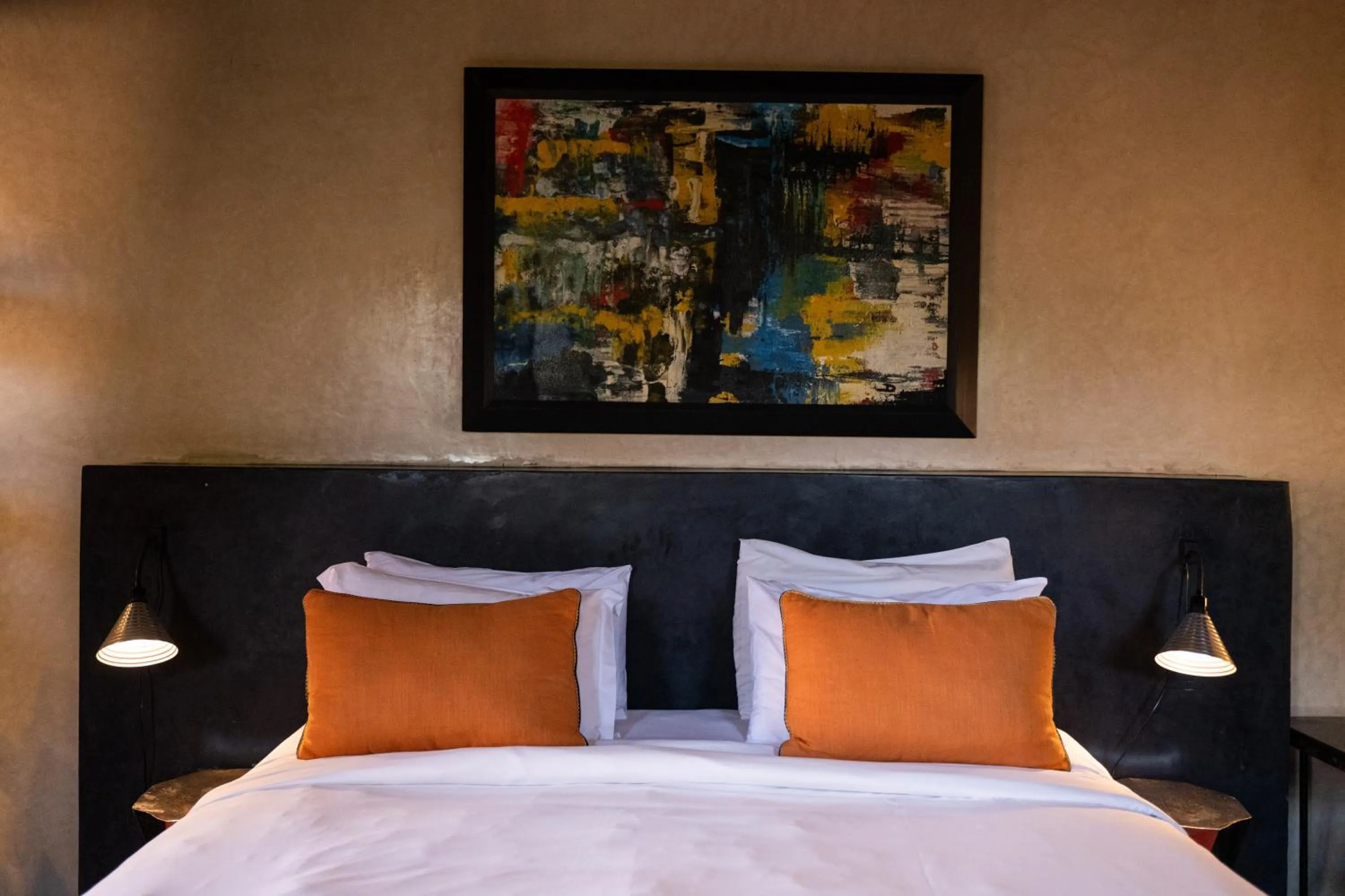 Bed in The Source Hotel Music & Spa