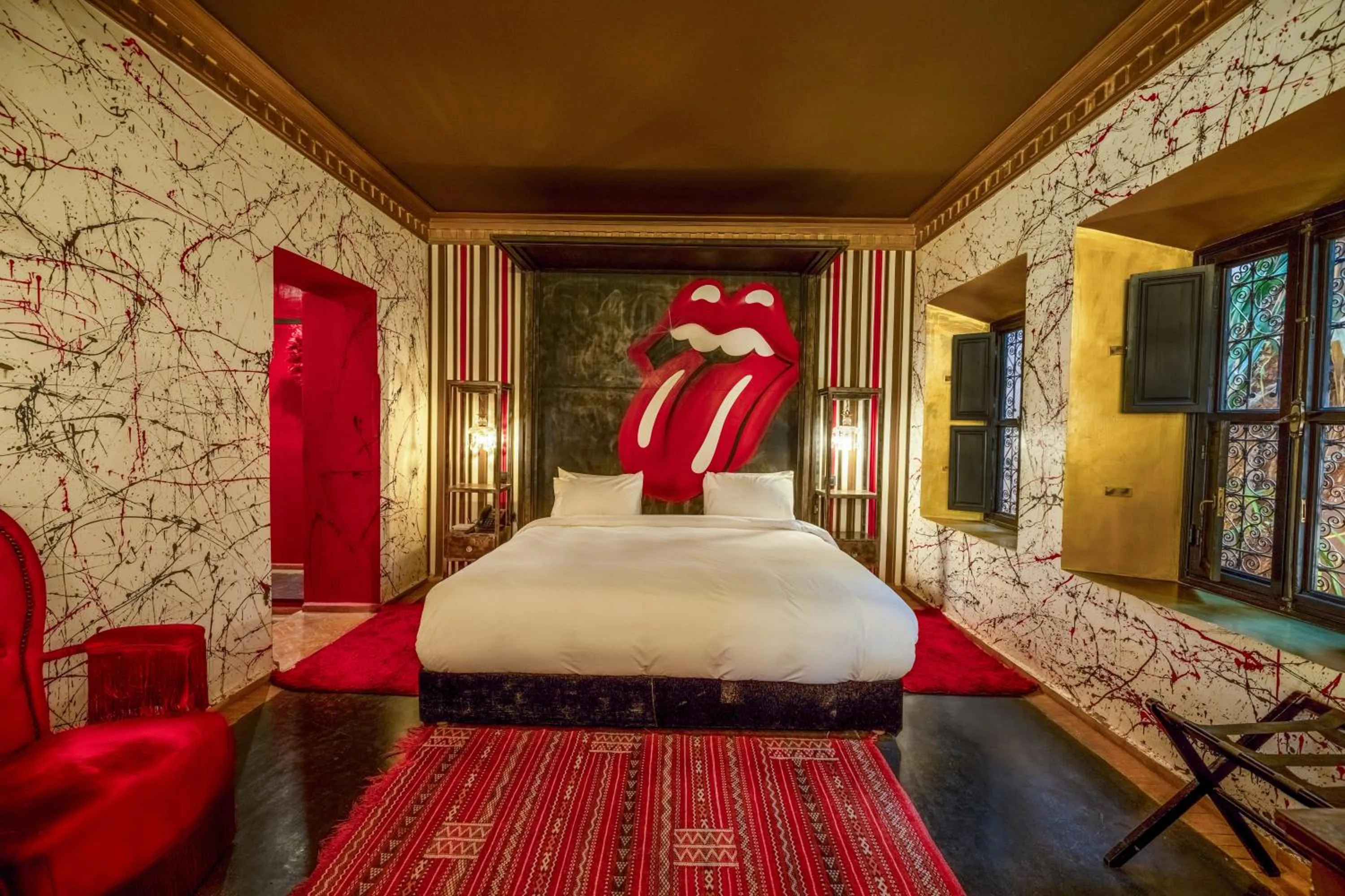 Bed in The Source Hotel Music & Spa