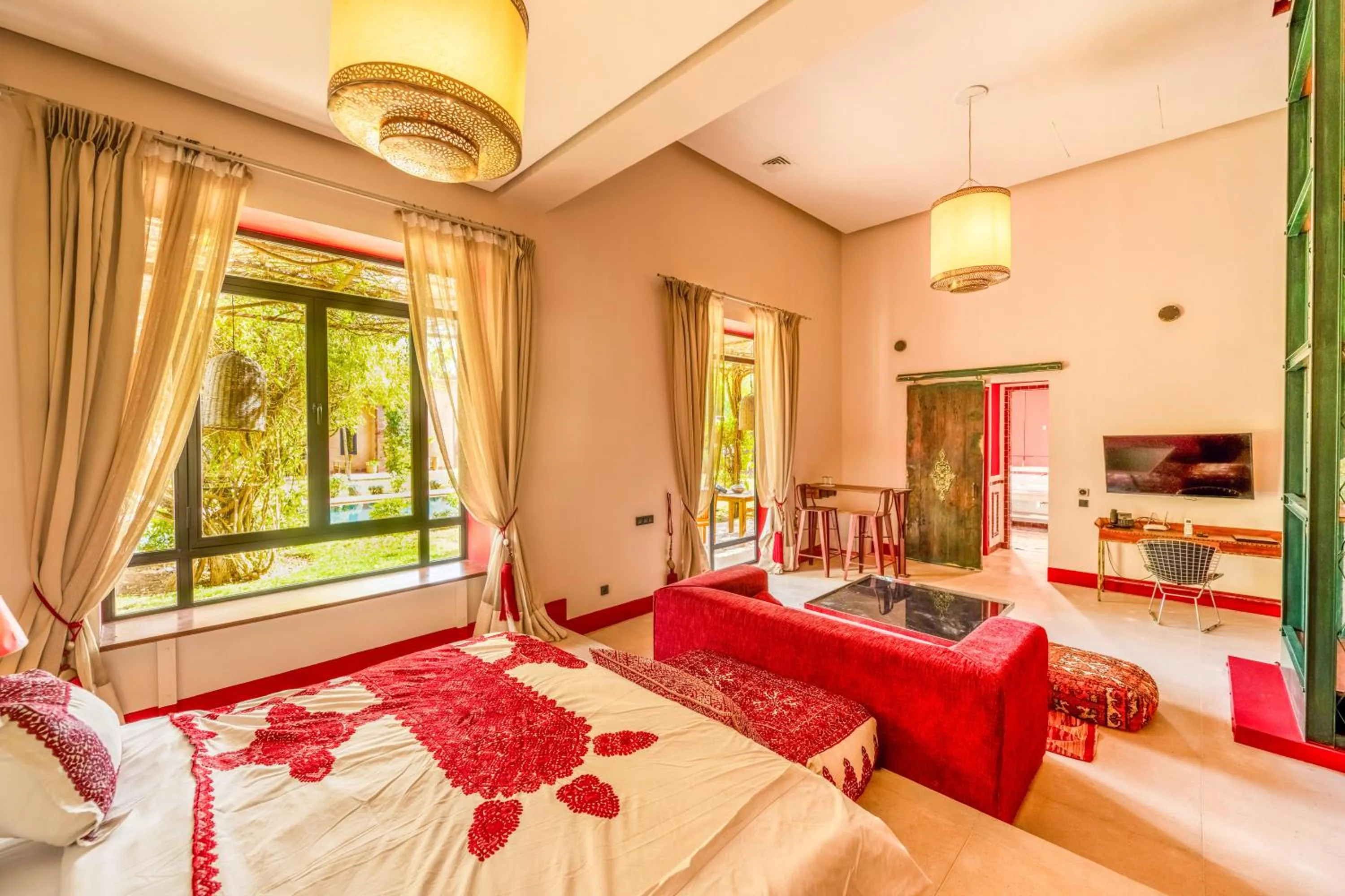 Bed in The Source Hotel Music & Spa