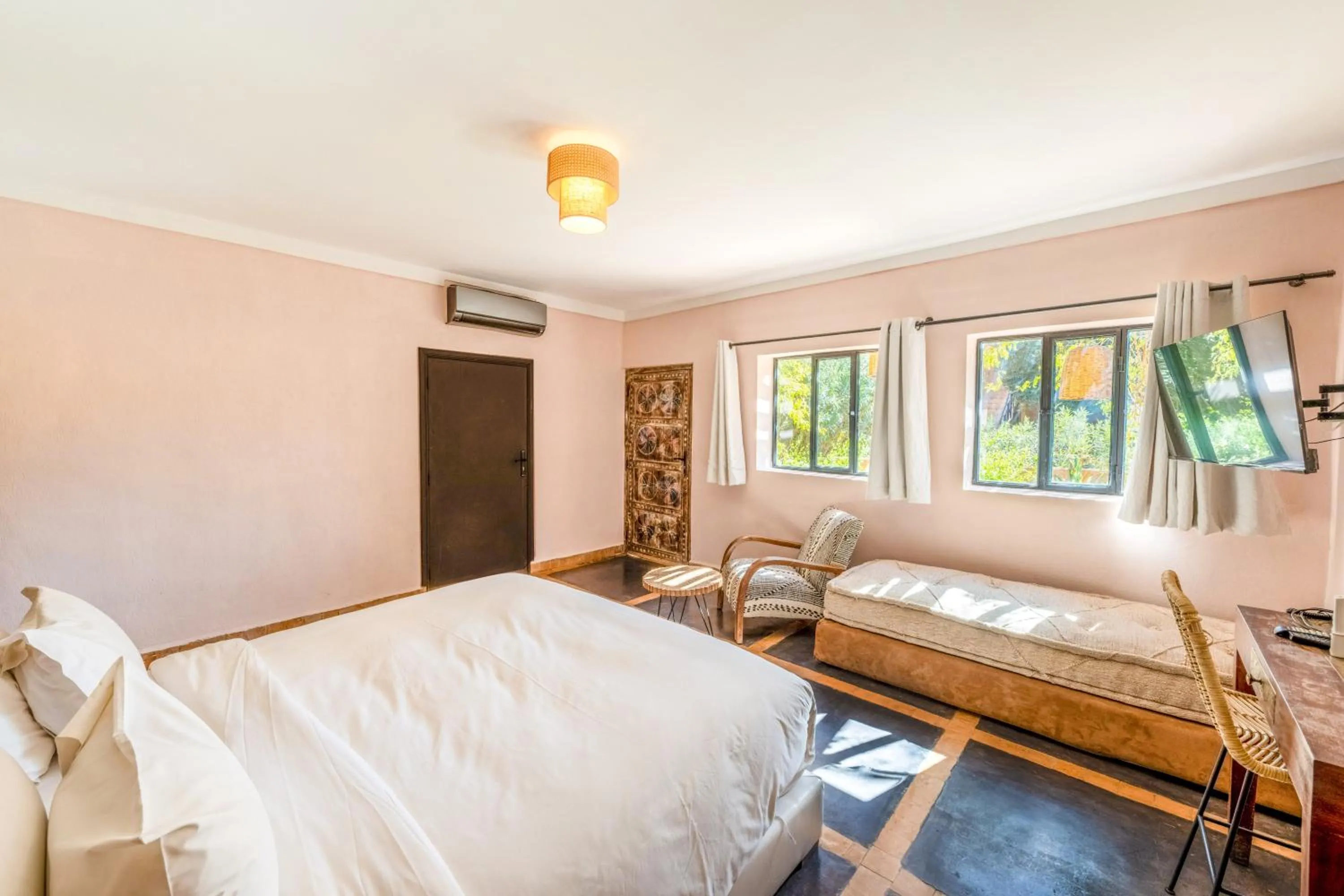 Bed in The Source Hotel Music & Spa