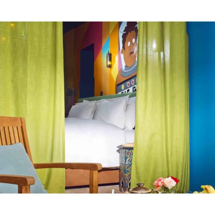 Bed in The Source Hotel Music & Spa