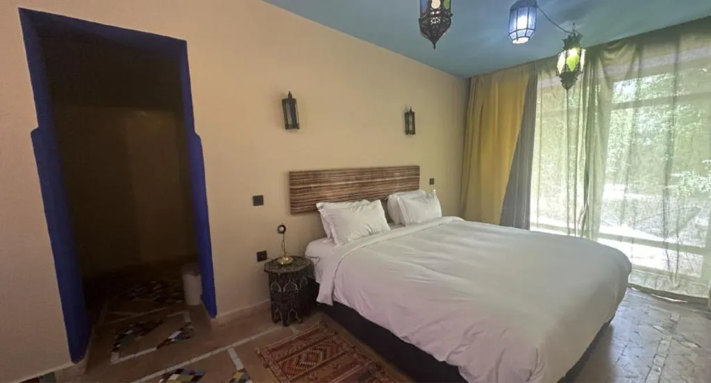 Patio, Bed in The Source Hotel Music & Spa