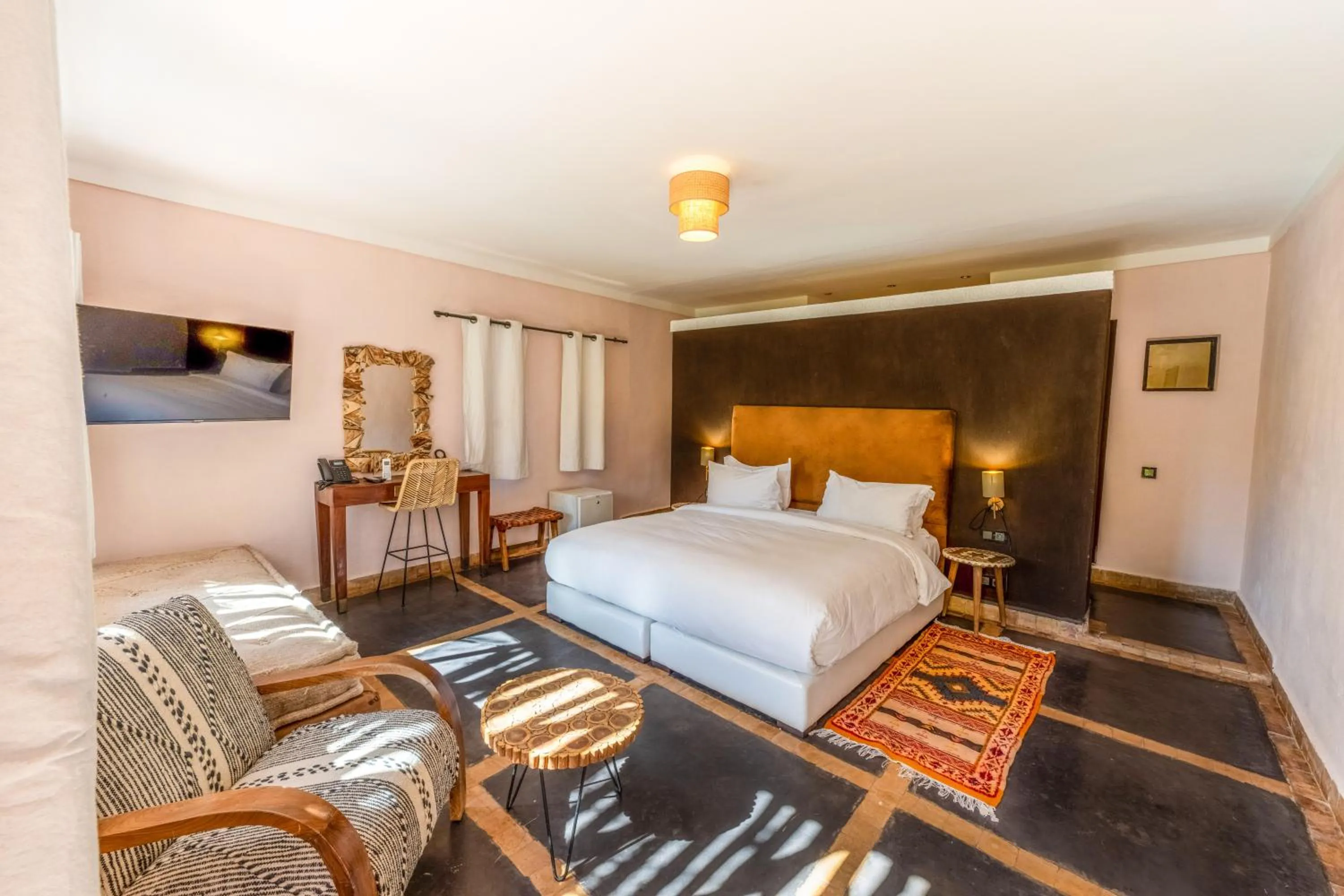 Bed in The Source Hotel Music & Spa