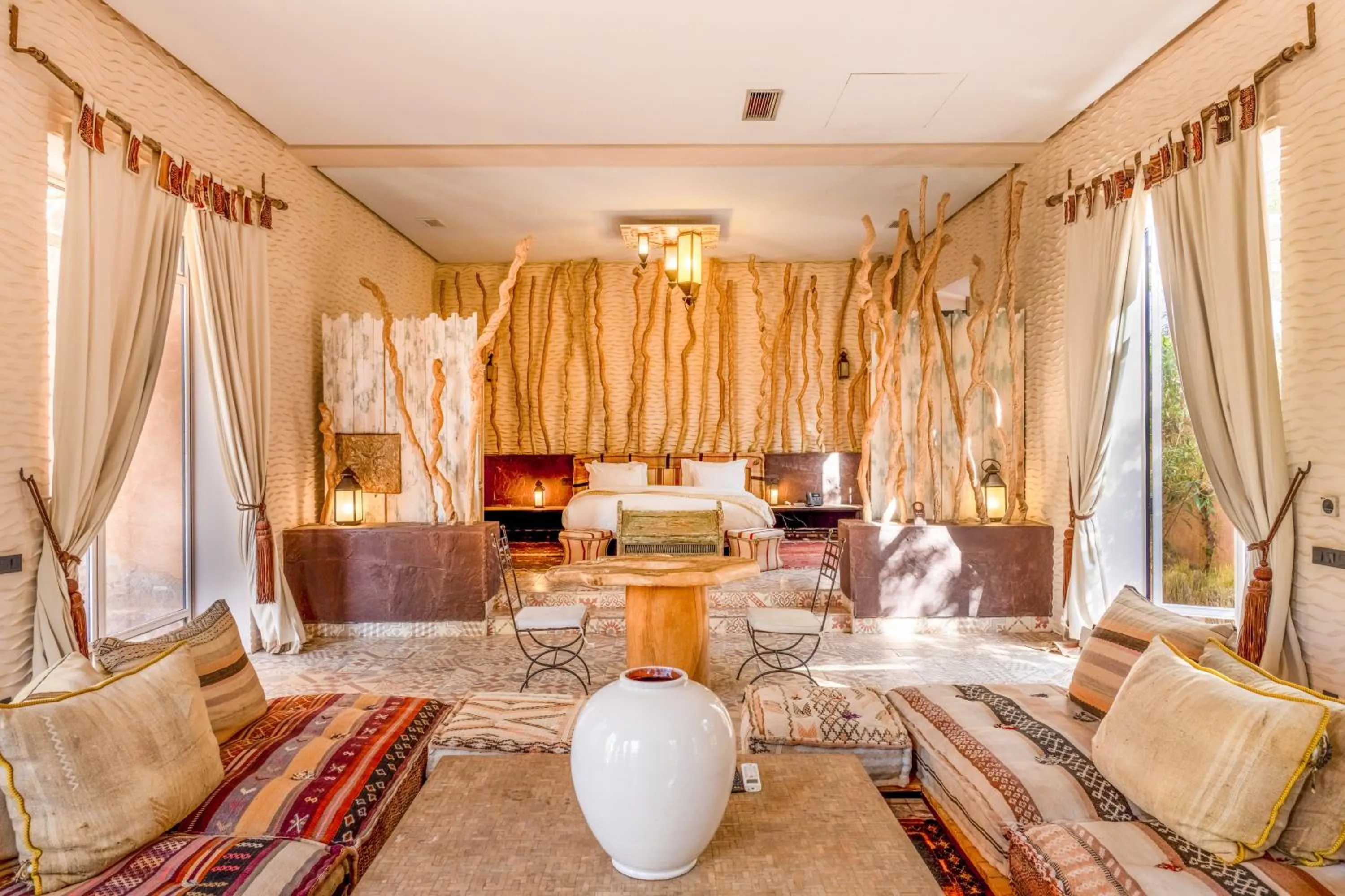 Bed in The Source Hotel Music & Spa