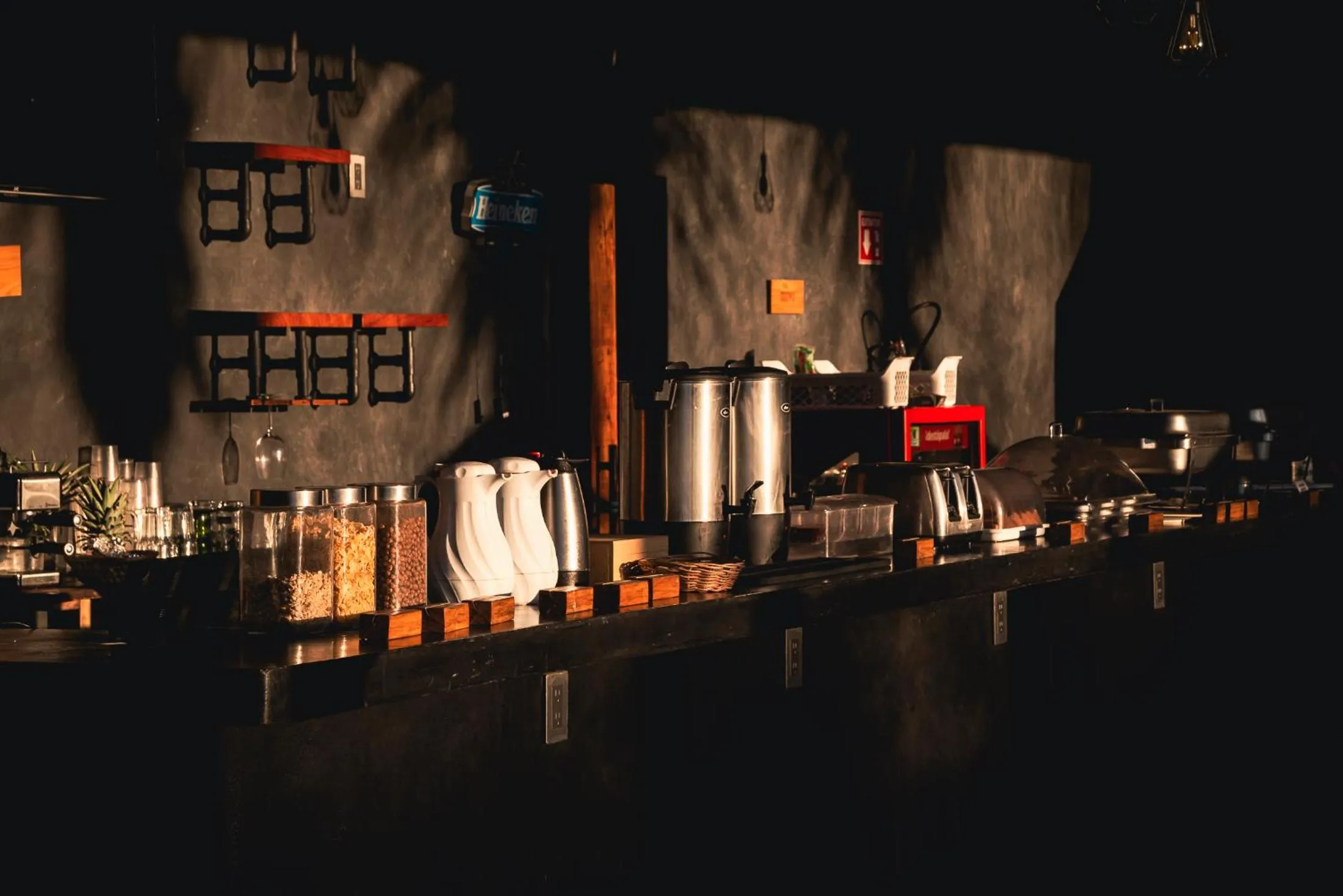 Buffet breakfast in Che Tulum Hostel & Bar Adults Only