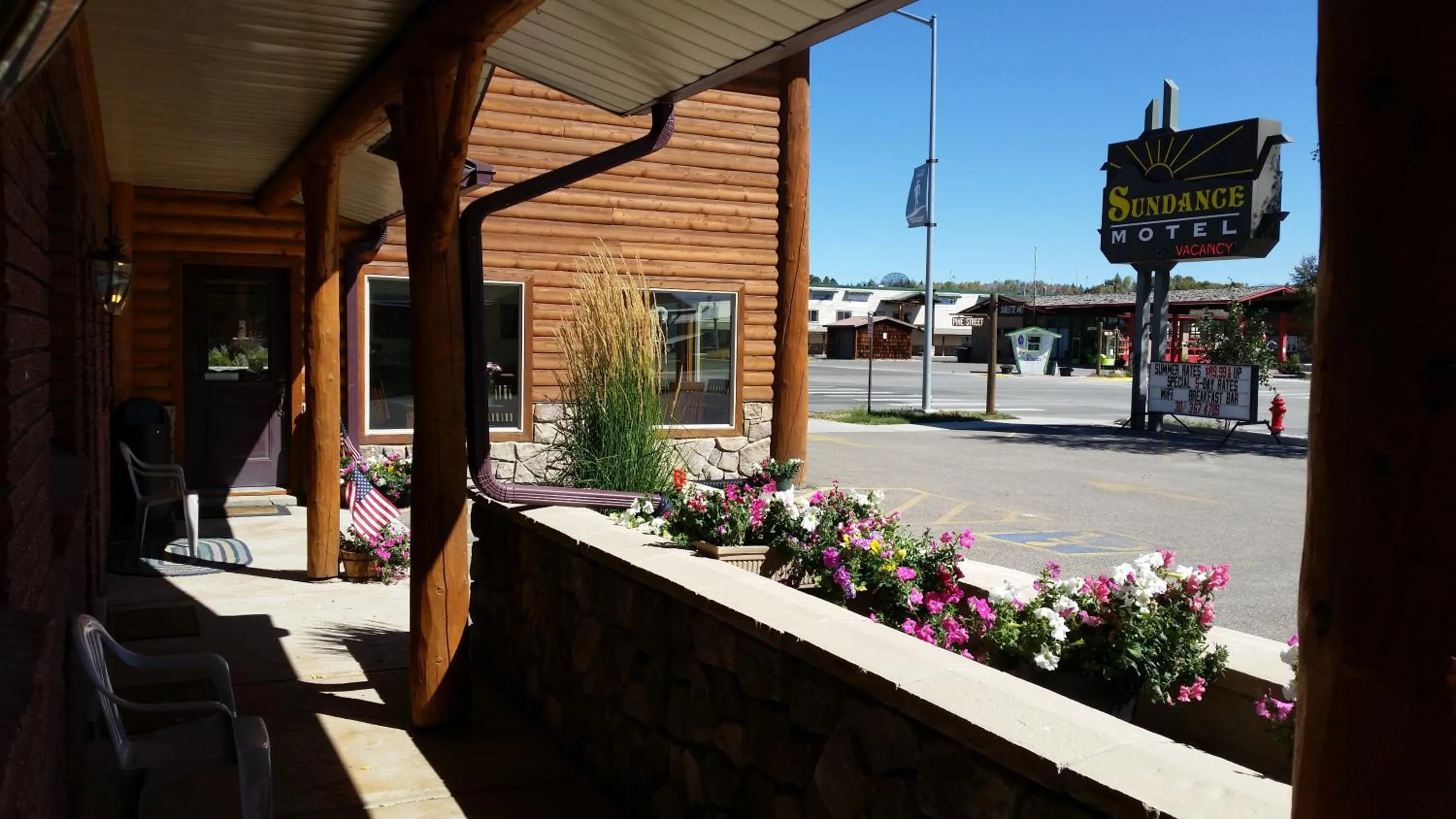 Decorative detail in Sundance Motel
