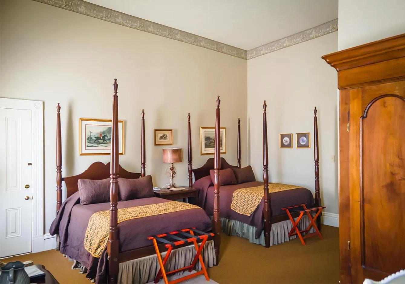 Bedroom, Bed in The Guest House Historic Mansion