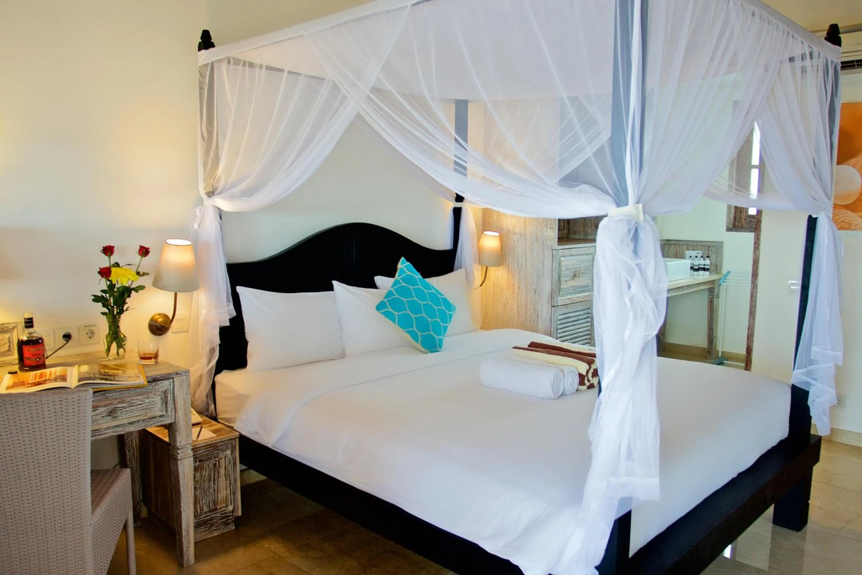 Photo of the whole room, Bed in OK Divers Resort & Spa