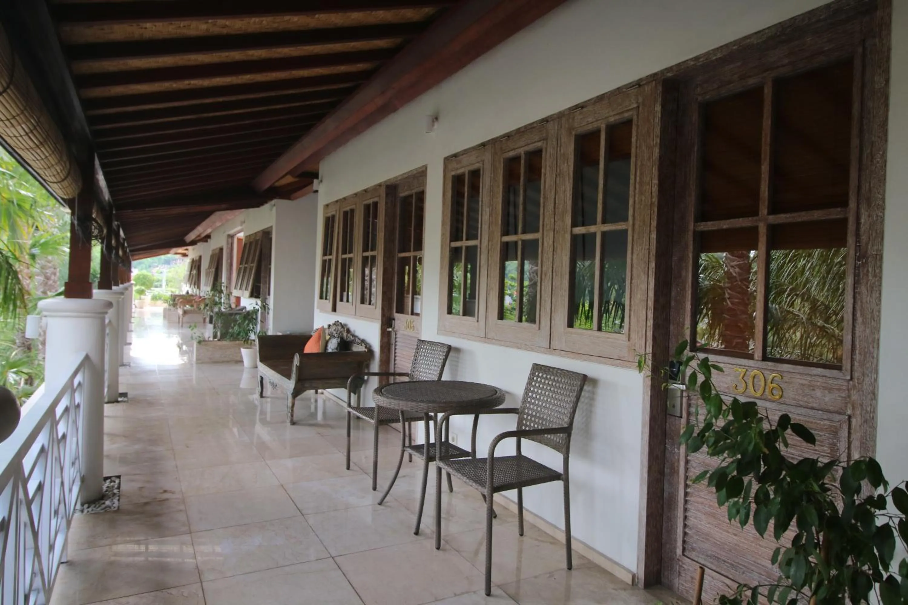 Balcony/Terrace in OK Divers Resort & Spa