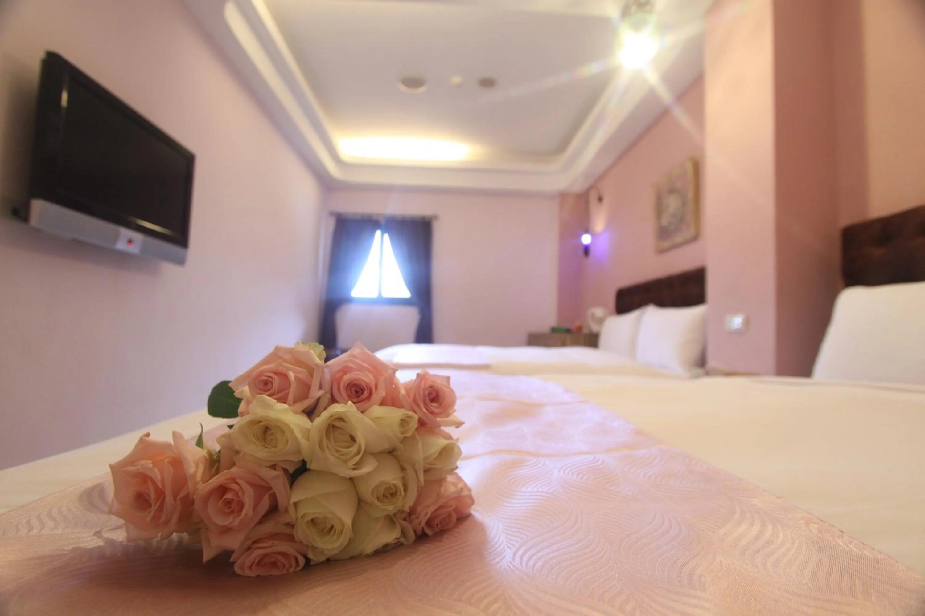 Bed in Moroccan Holiday Suite