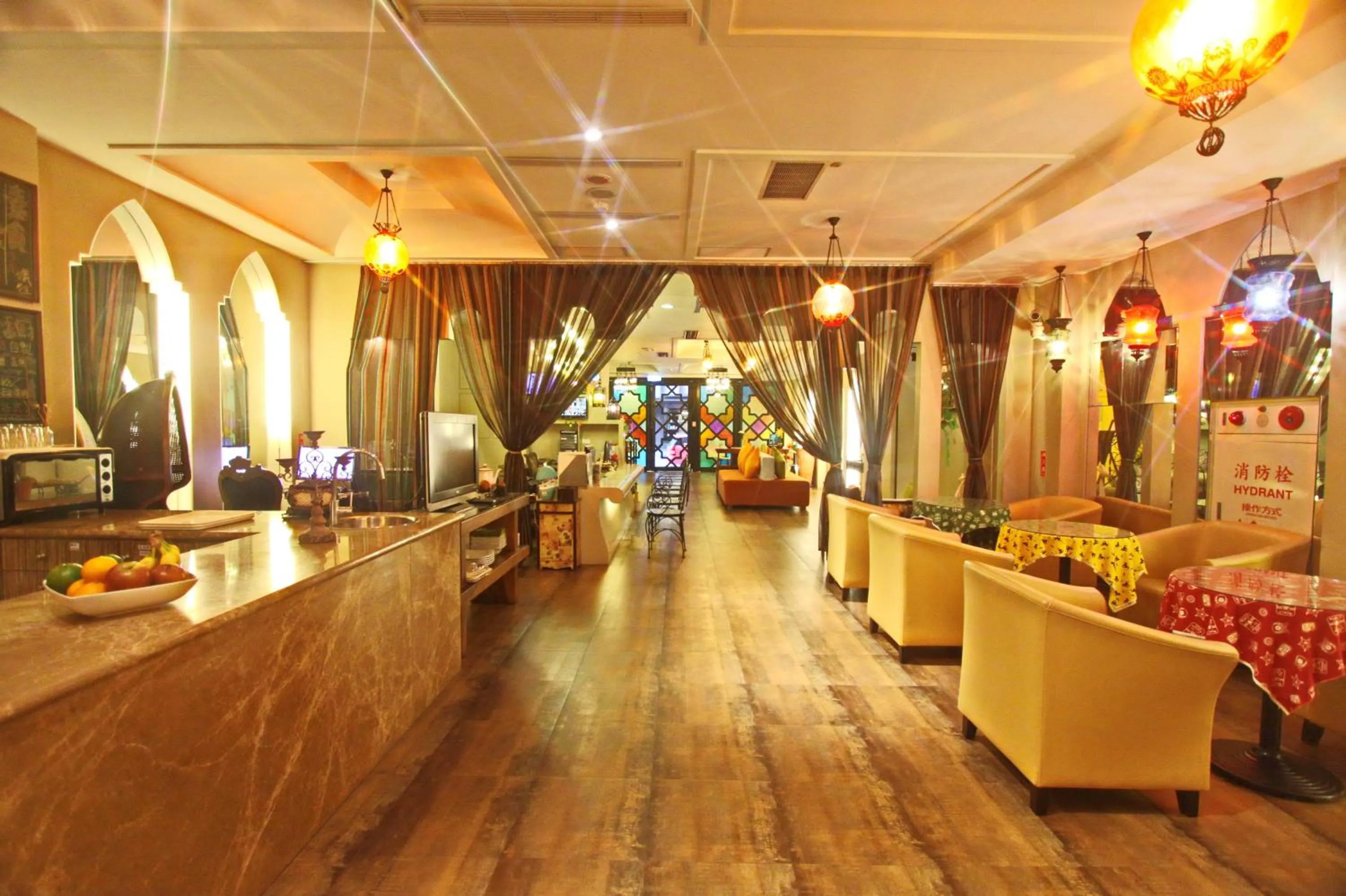 Lobby or reception in Moroccan Holiday Suite