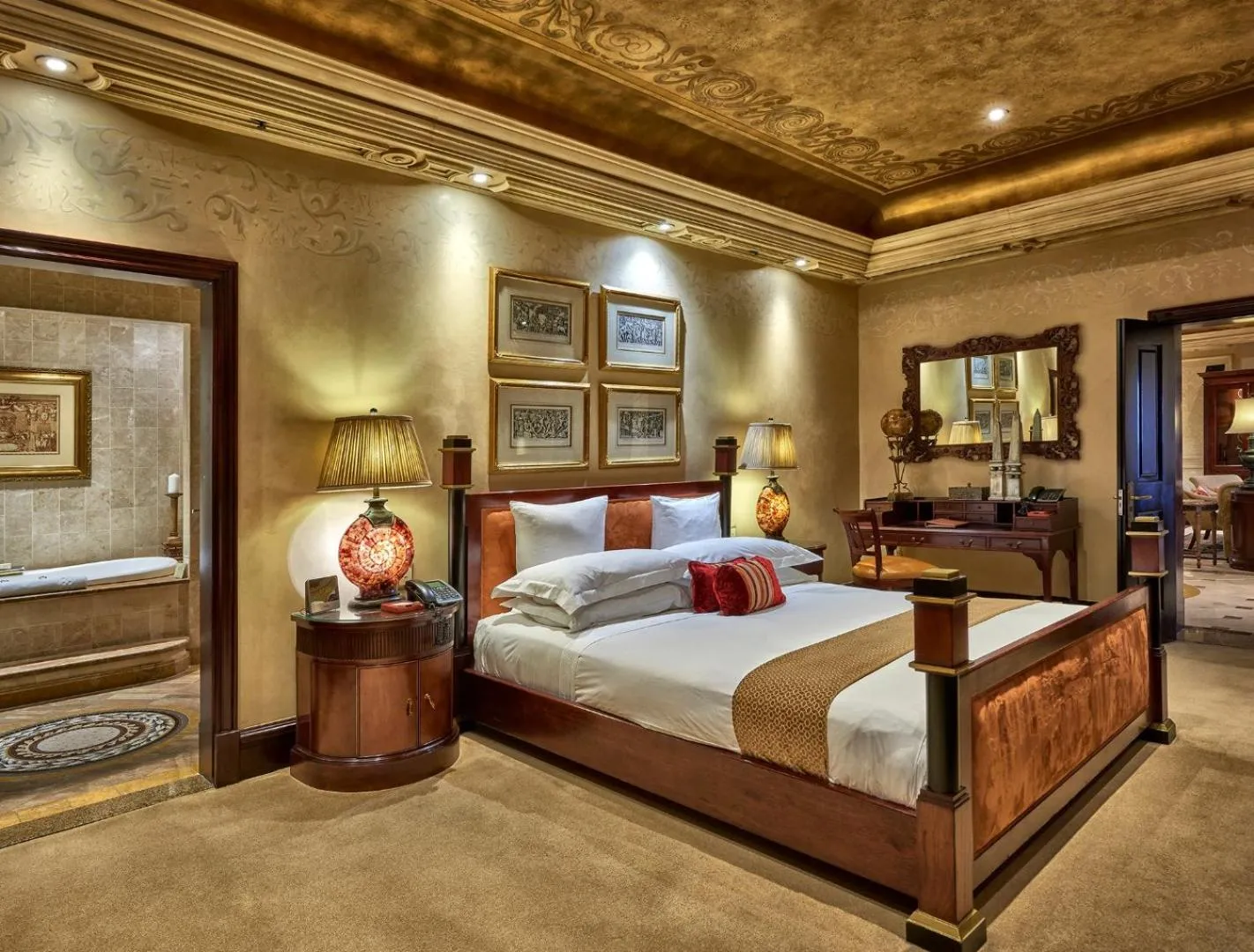 Bed in Peermont D'oreale Grande at Emperors Palace