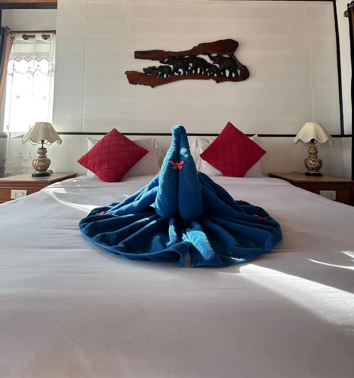 Bed in Koh Chang Resort
