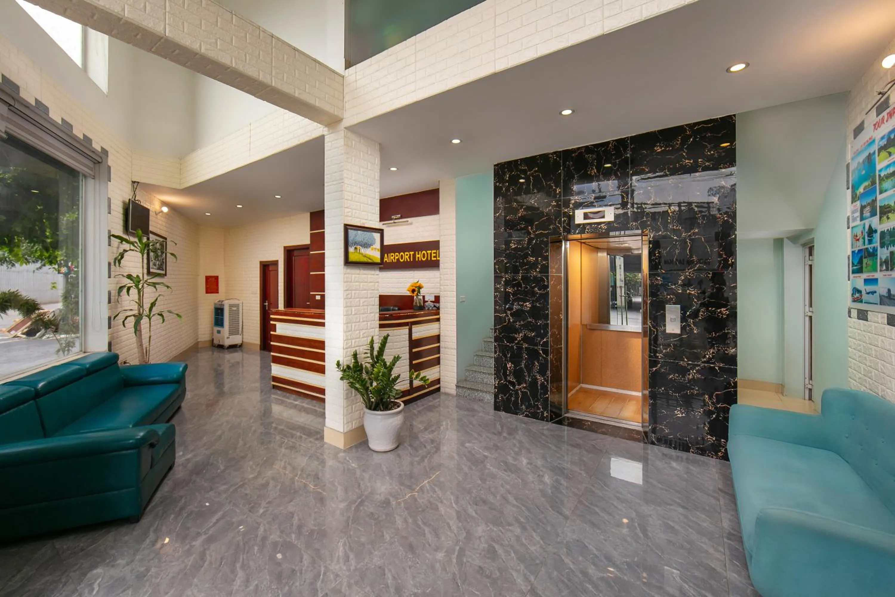 Lobby or reception in New Airport Hotel