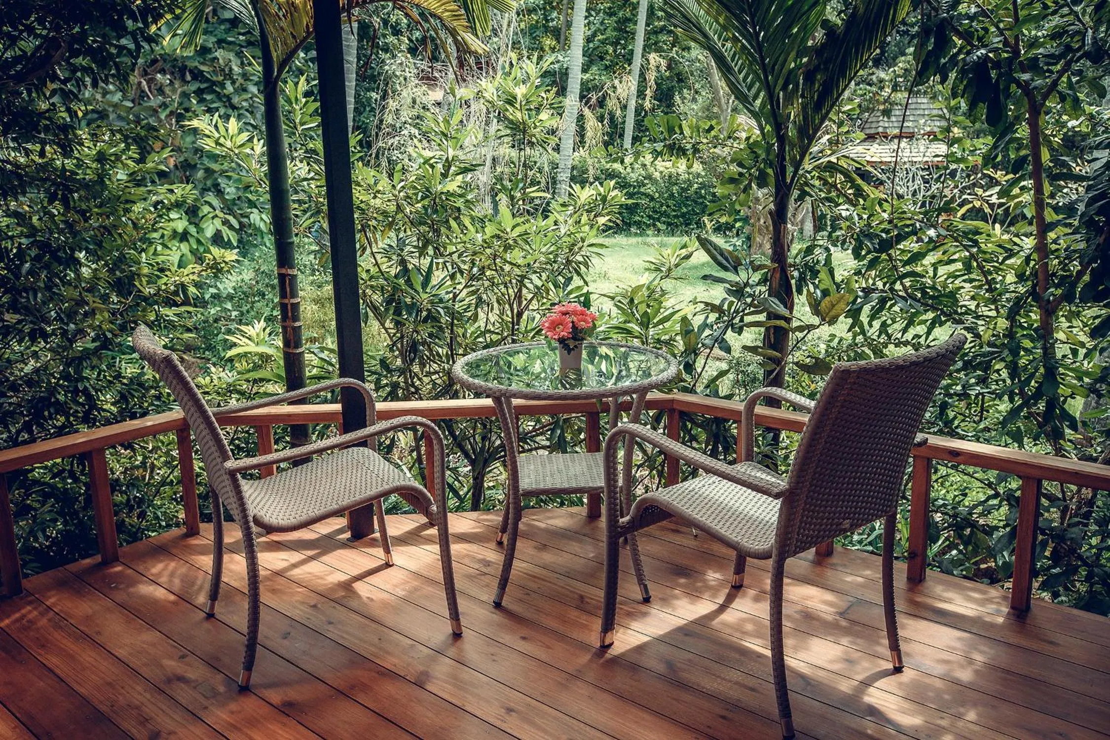 Balcony/Terrace in Andalay Beach Resort Koh Libong