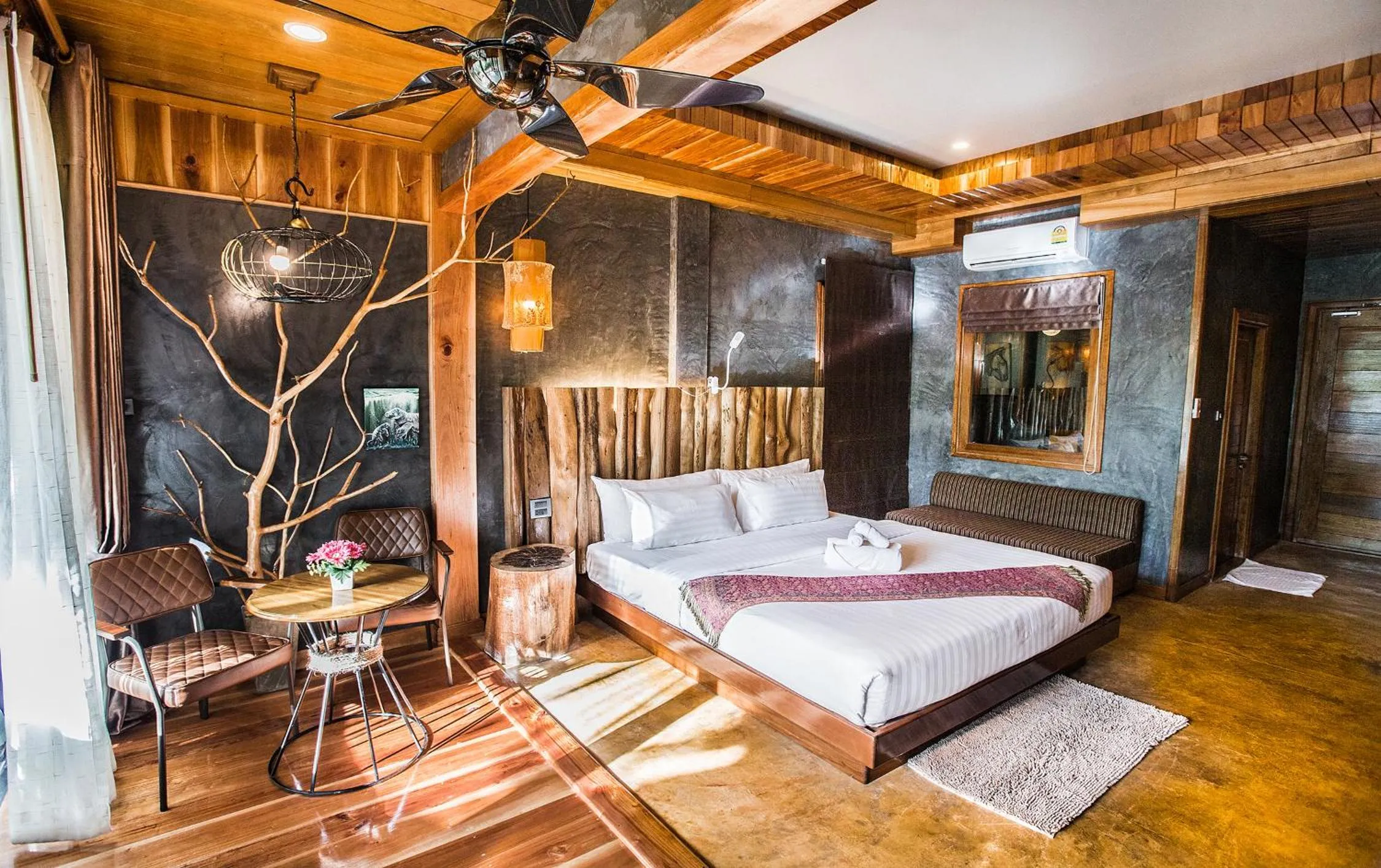 Living room, Bed in Andalay Beach Resort Koh Libong