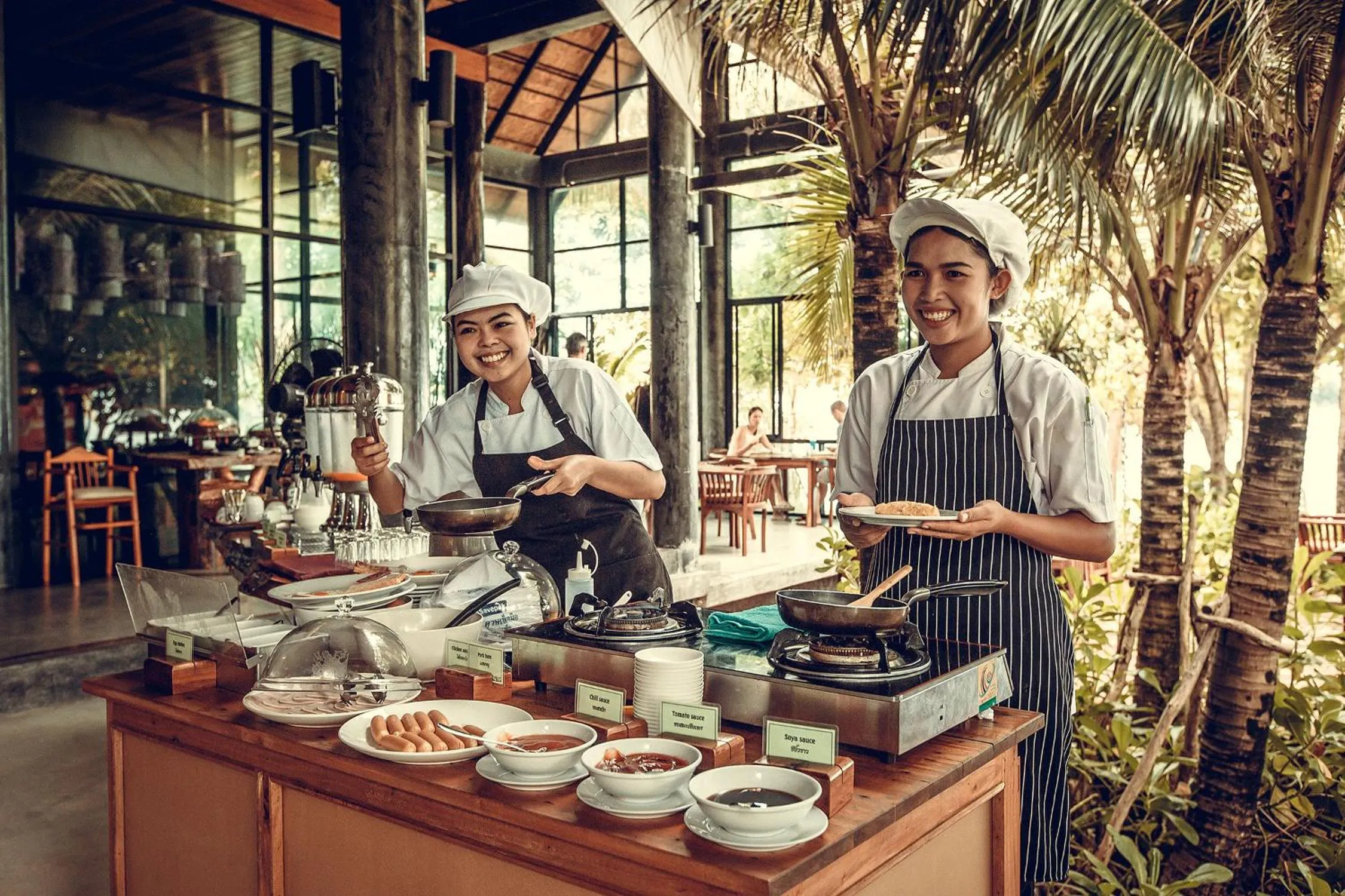 Breakfast in Andalay Beach Resort Koh Libong