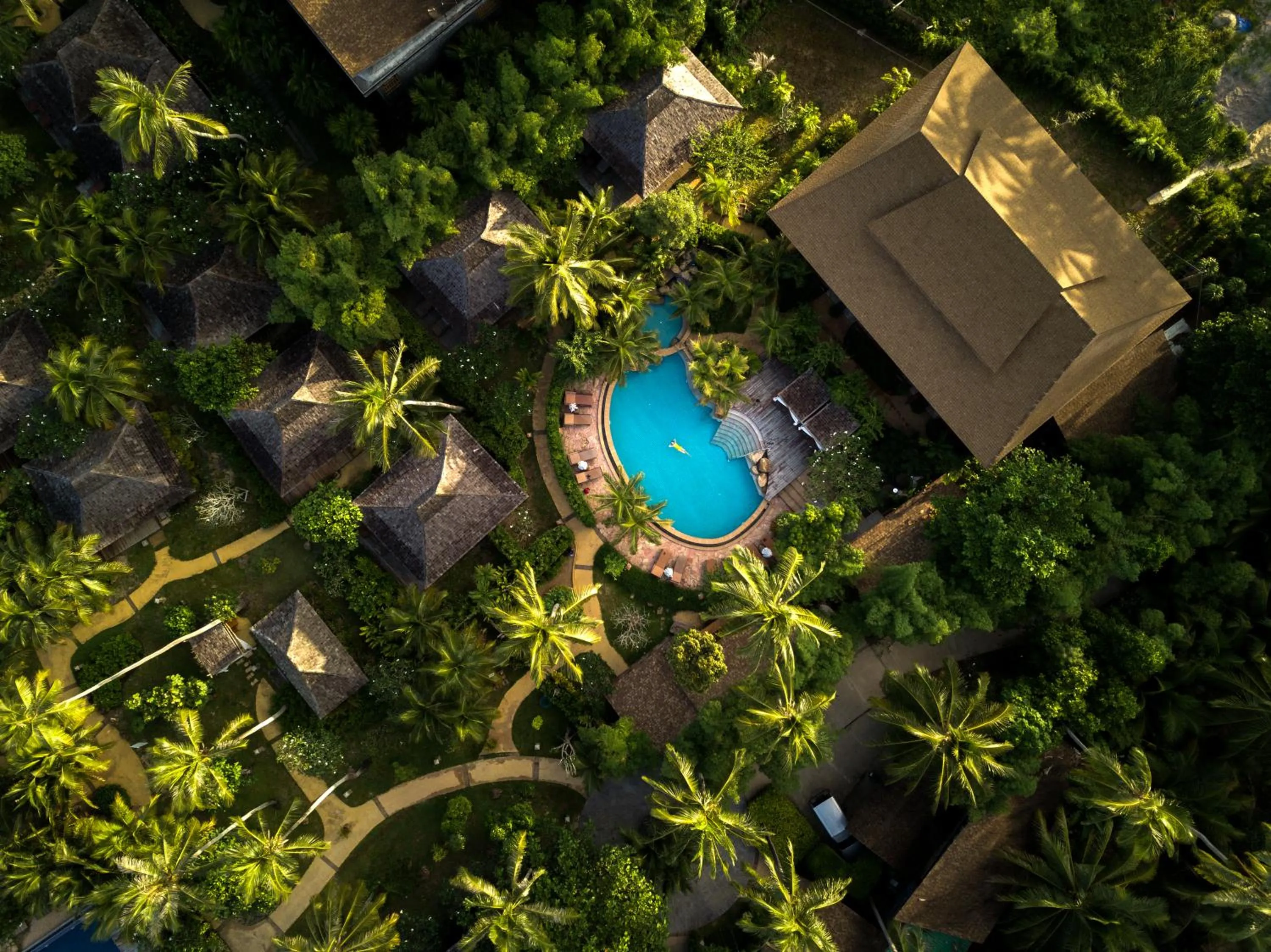 Bird's eye view in Andalay Beach Resort Koh Libong