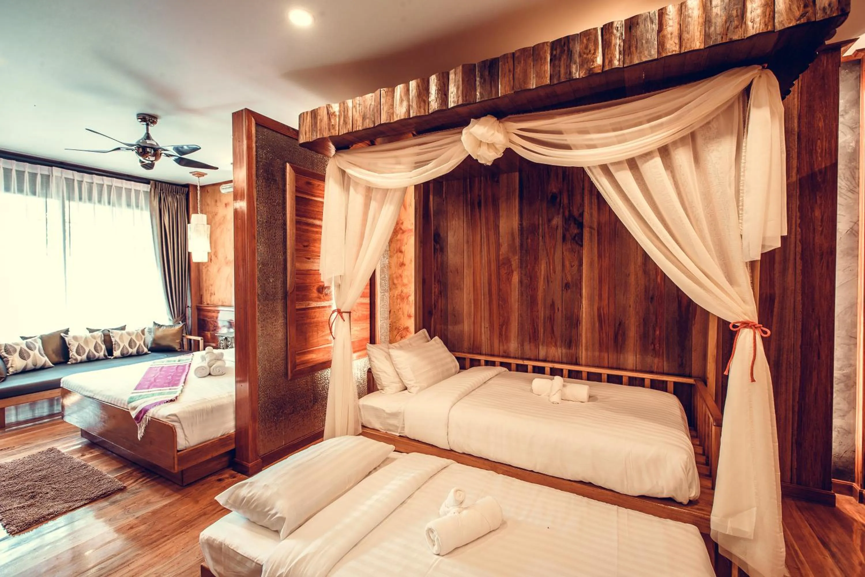 Bedroom, Bed in Andalay Beach Resort Koh Libong